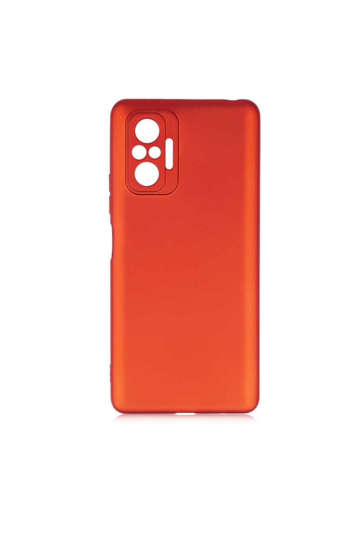 Xiaomi Redmi Note 10 Pro Compatible Premier Flexible Soft Silicone Case Red