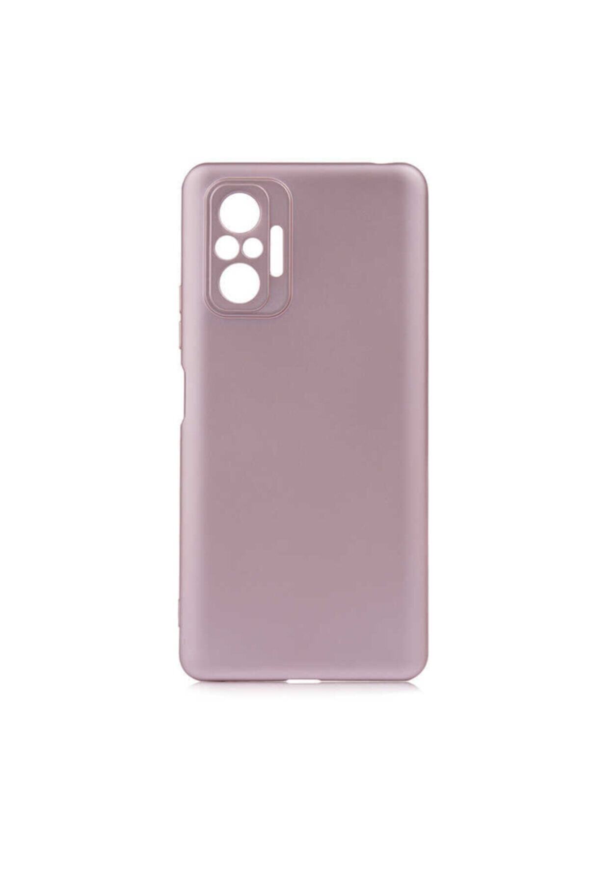 Xiaomi Redmi Note 10 Pro Compatible Premier Flexible Soft Silicone Case Rose Gold