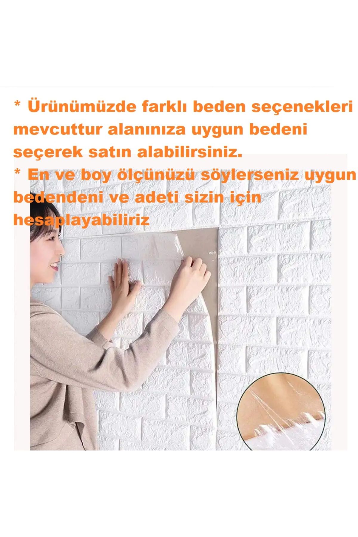 Kendinden Yapışkanlı Duvar Paneli Beyaz 3d Dekoratif  Esnek Duvar Kağıdı Kaplama Paneli Köpük
