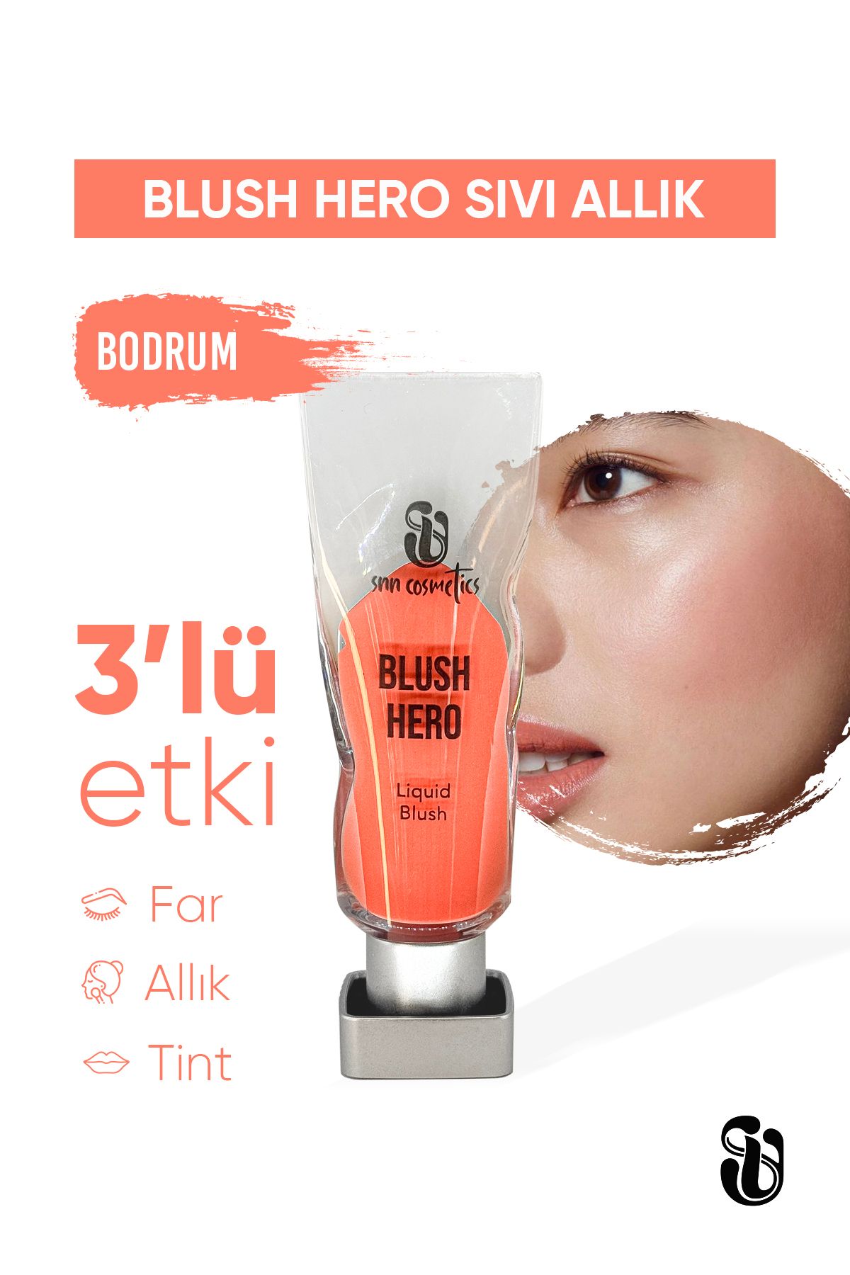 SNNCOSMETICS Blush Hero Likit Allık