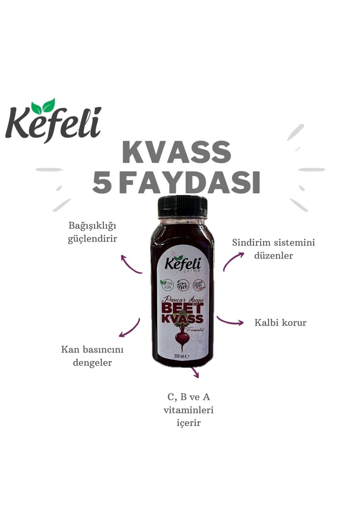 kefeli gurme Pancar kvass 250 ml