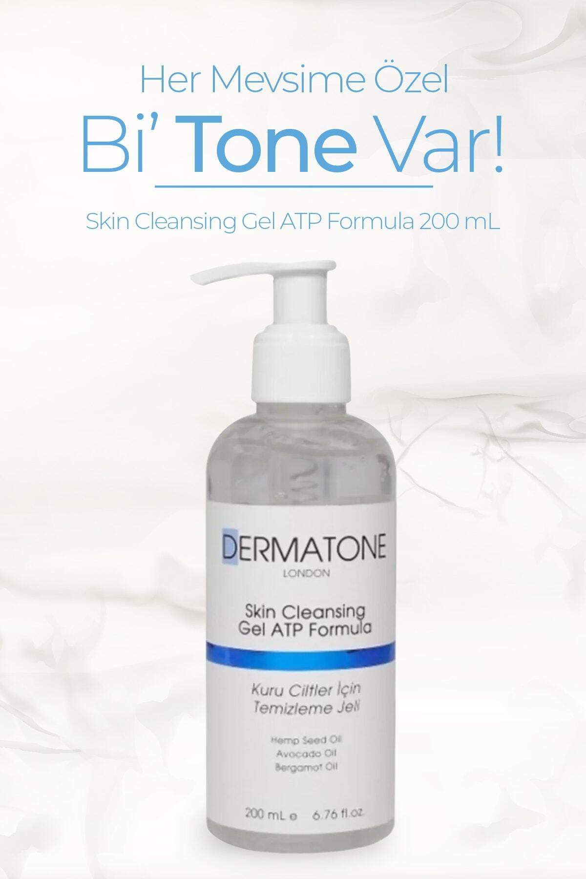 DERMATONE Skin Cleansing Gel For Dry Skin Kuru Ve Karma Ciltler Için