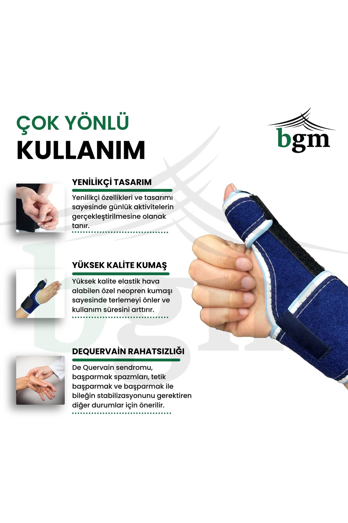 bgm-Thumb Splint Supported Wrist Splint High Quality Fixation Splint 3