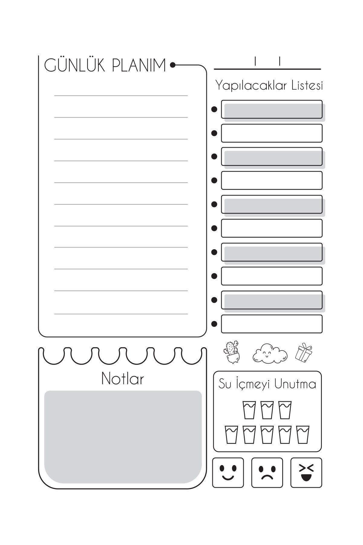 markcat-Balloon Design Wooden Cover Diary Schedule Notebook - Infinite Agenda - Infinite Schedule Notebook - A5 4