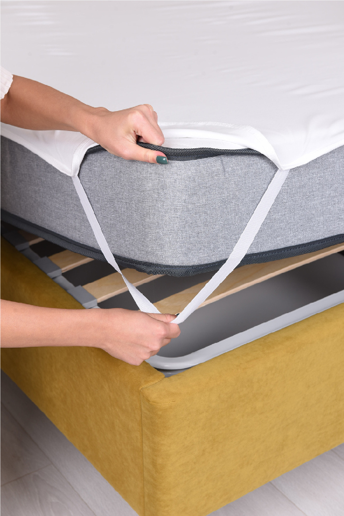 محافظ تشک  سفید Evony | Evony80x130P اورجینال - تصویر 5