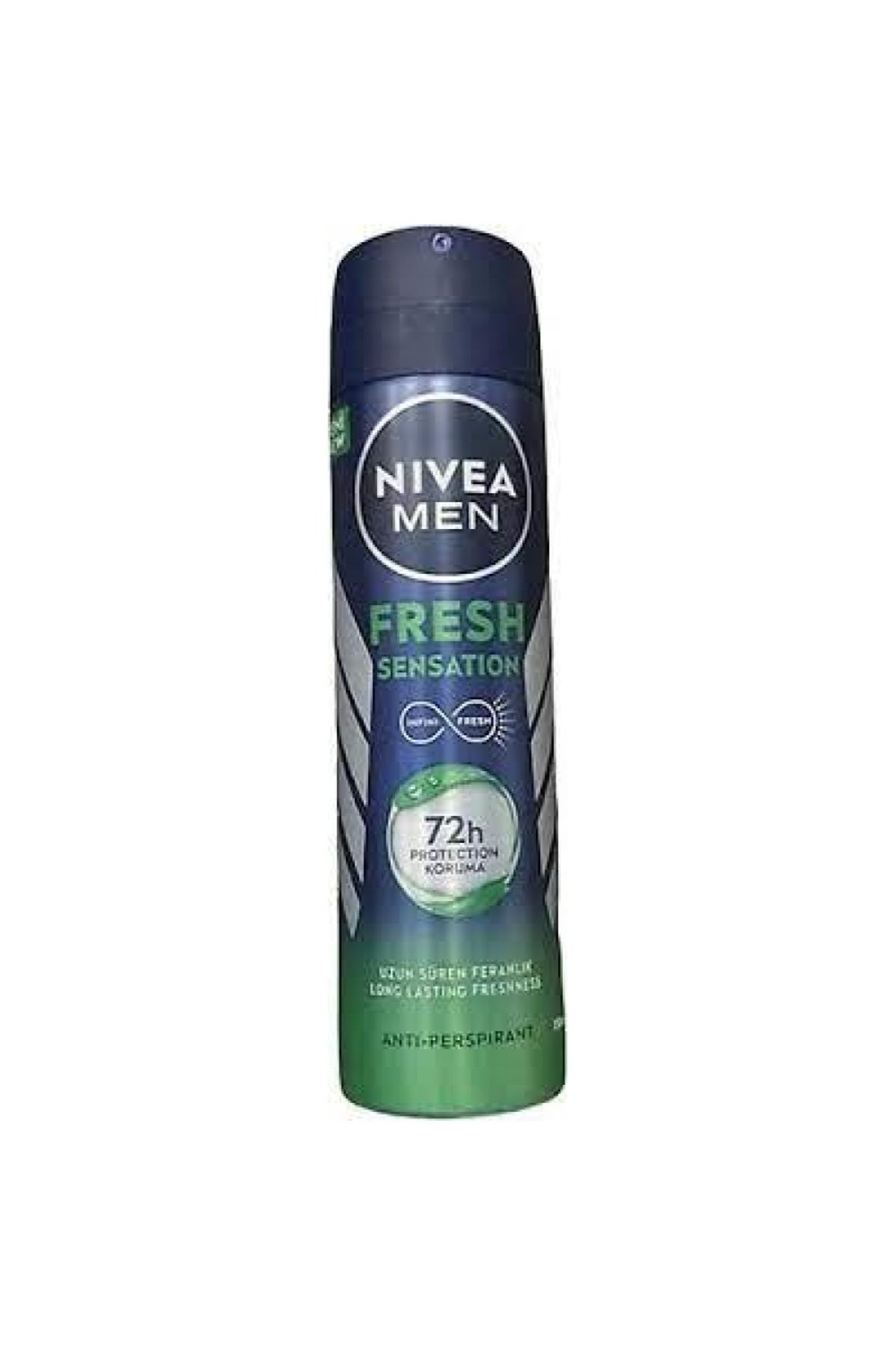 Дезодорант-спрей NIVEA Men Fresh Sensation, 150 мл, защита от пота, 72 часа, длительная свежесть YLD5052