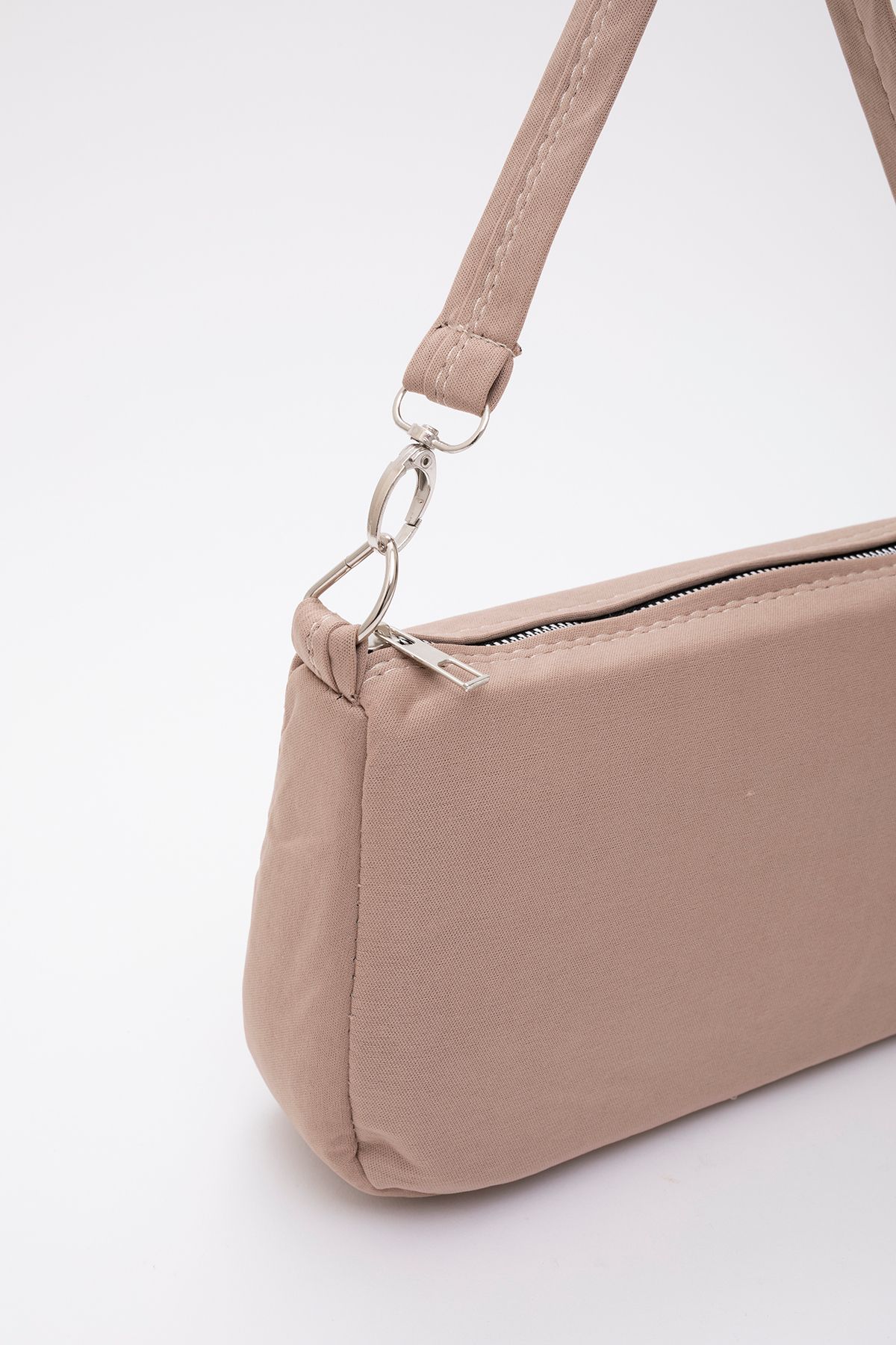 SHAKA-Mink U16 Daily Sports Canvas Fabric Baguette Women's Hand and Shoulder Bag L:23 E:16 W:7 6