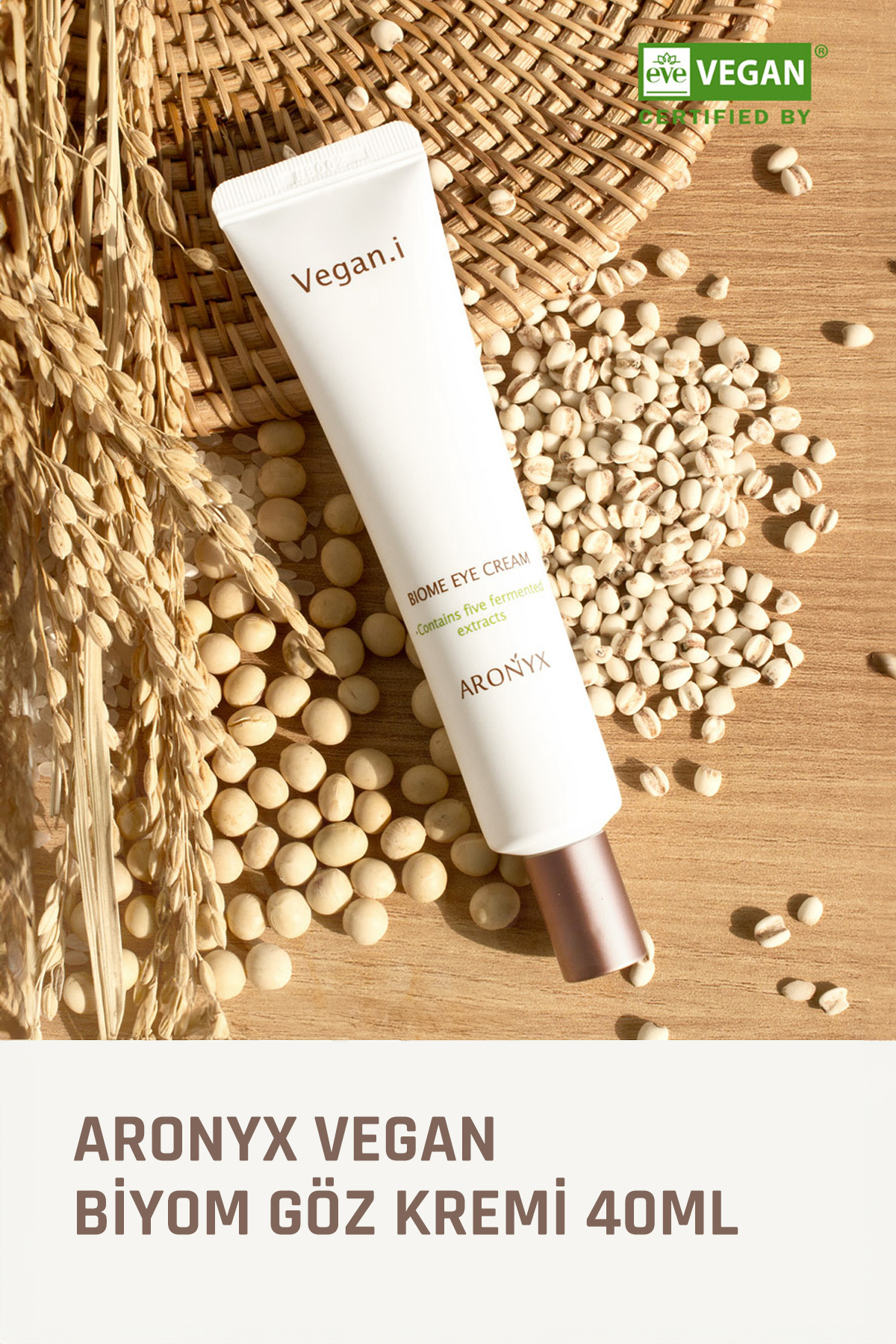 Aronyx Vegan Biyom Göz Çevresi Bakım Kremi 40 ml