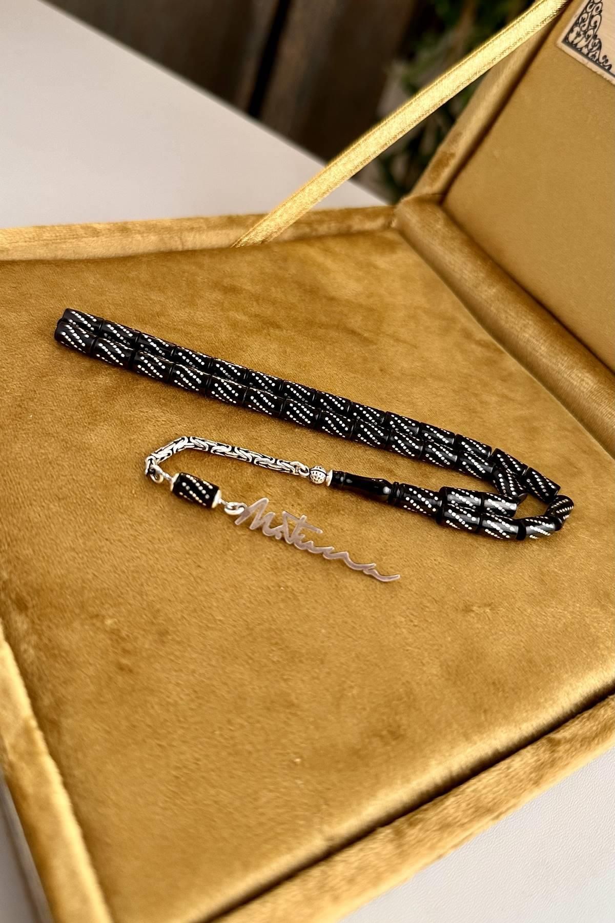 dergah tesbih-Silver Processing with Special Signature Design for Your Name 4