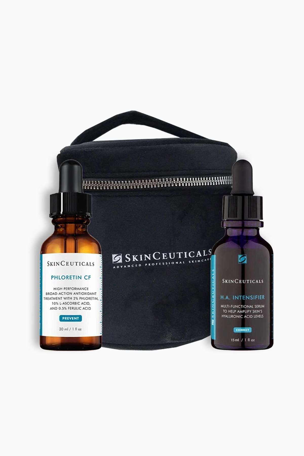 Skinceuticals Сыворотка с витамином С Phloretin 30 мл + сыворотка-интенсификатор Skinceuticals HA 15 мл + пакетик VTR09200066