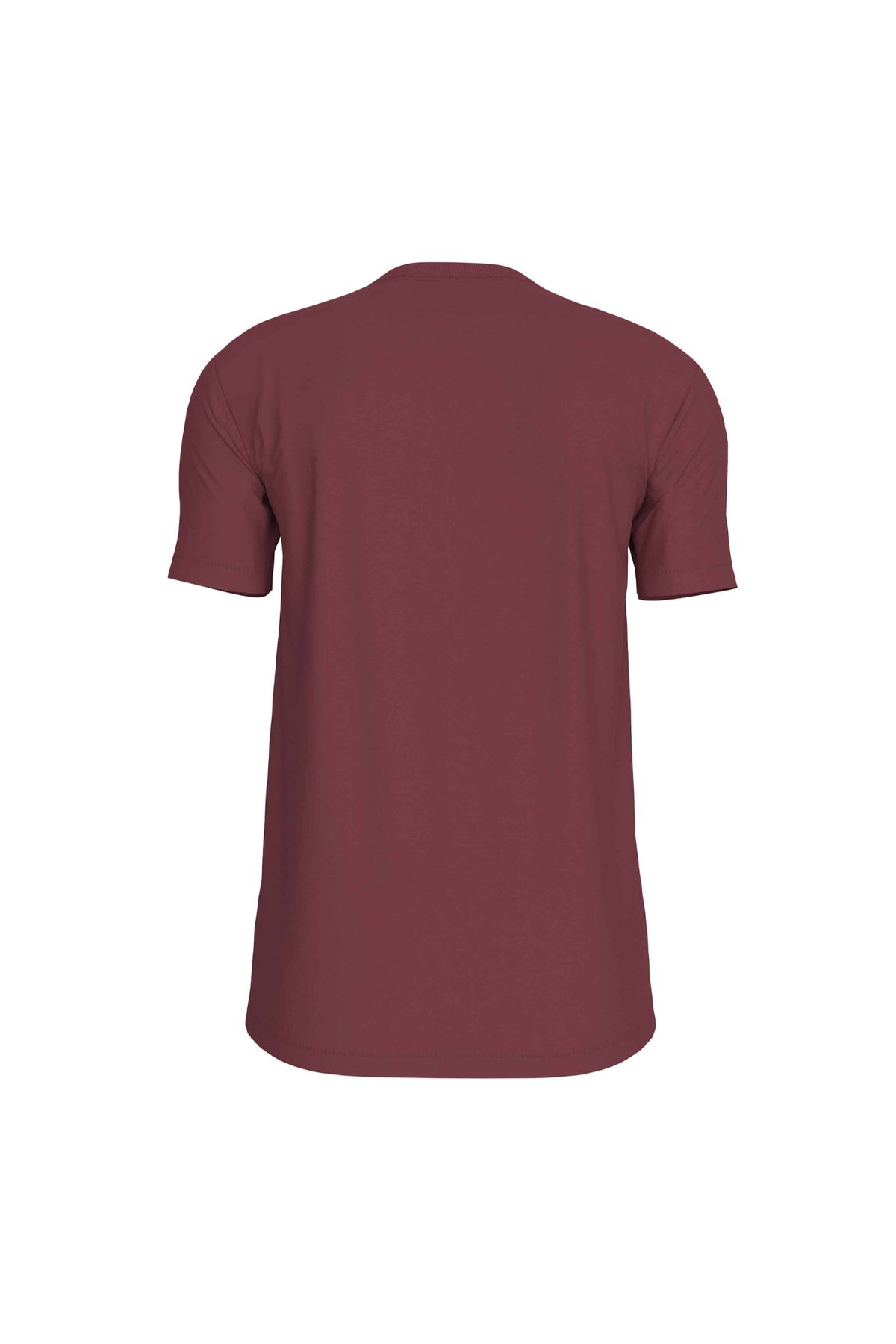 تی شرت قرمز مردانه Flat Bordeaux J30J322344XA0 Calvin Klein