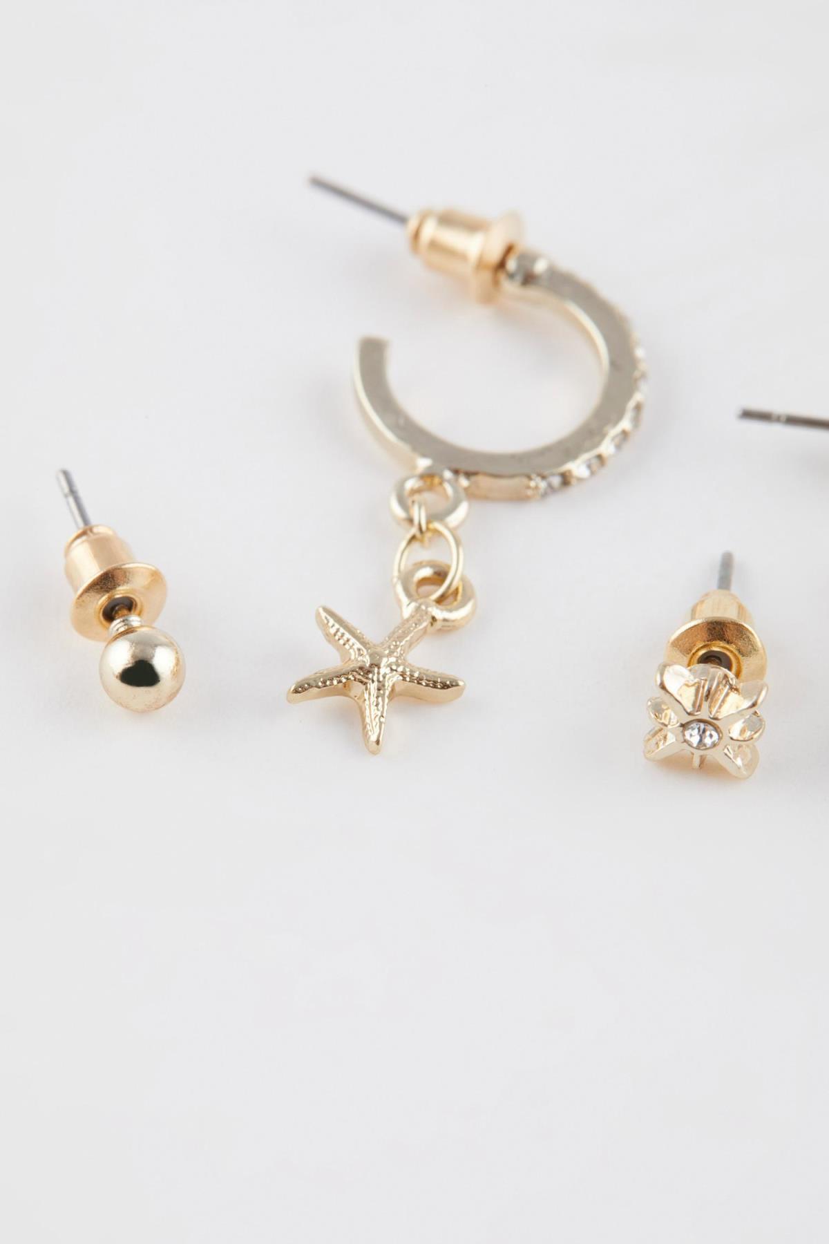 گوشواره زنانه دفاکتو | C6987AXNS Defacto - Image 5