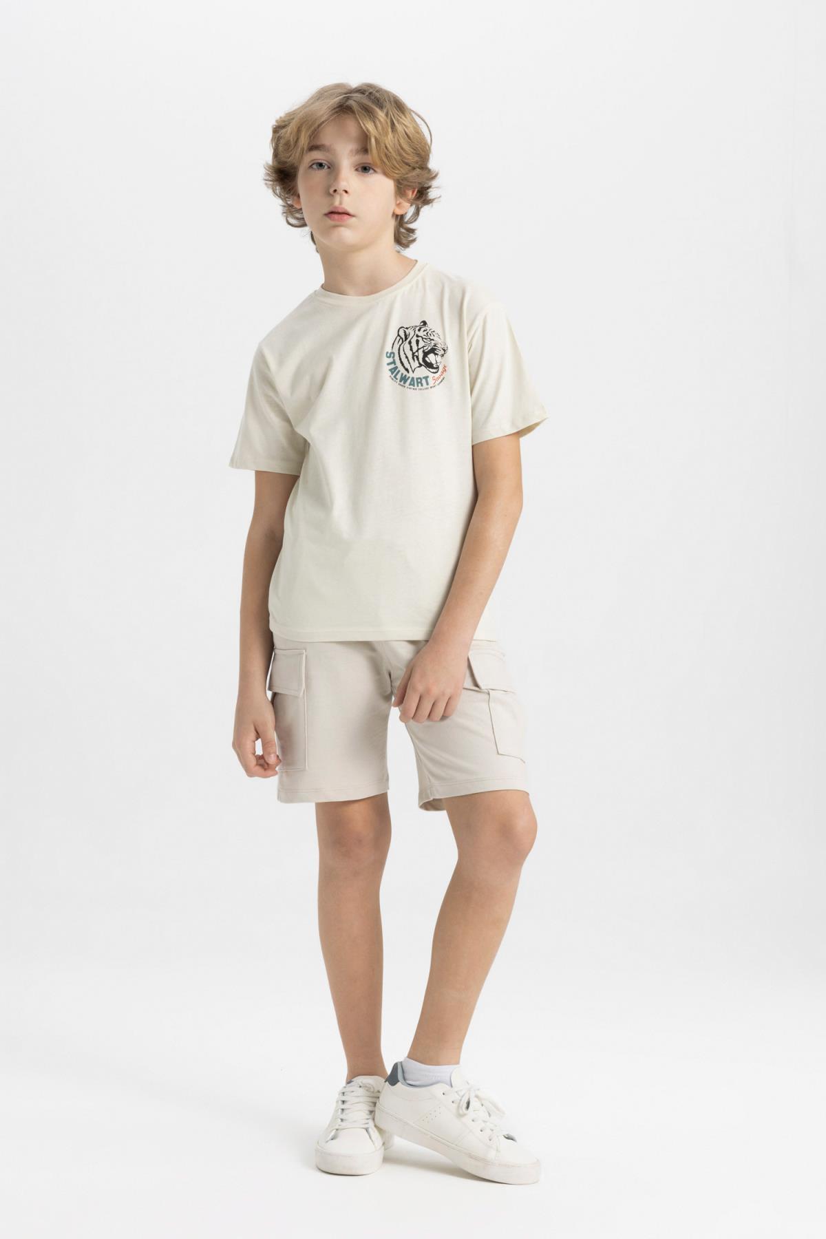 شورت و شلوارک پسرانه دفاکتو Defacto اورجینال پسرانه کد کالا B5868A824HS - تصویر 4