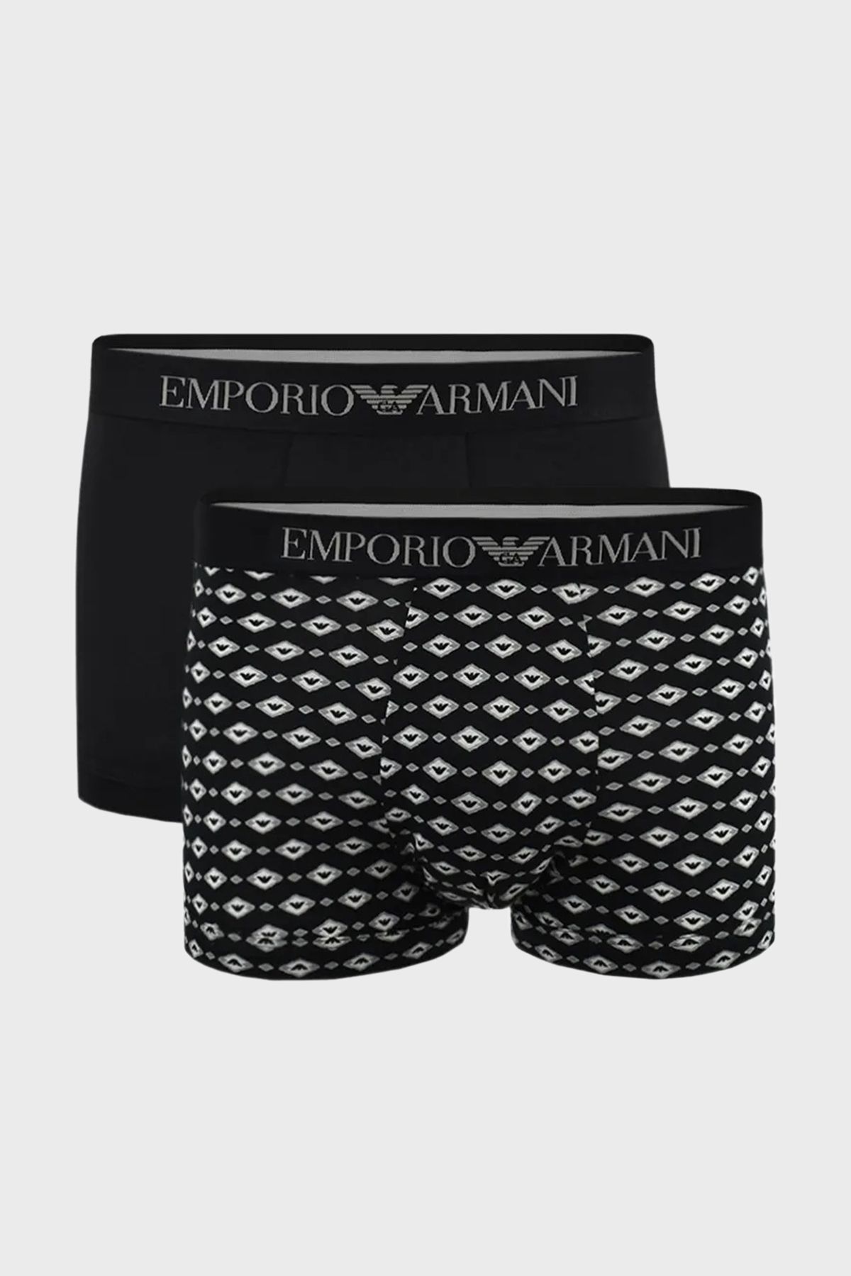 Мужские хлопковые боксеры Emporio Armani 2 шт. BOXER 111210 4R504 33121