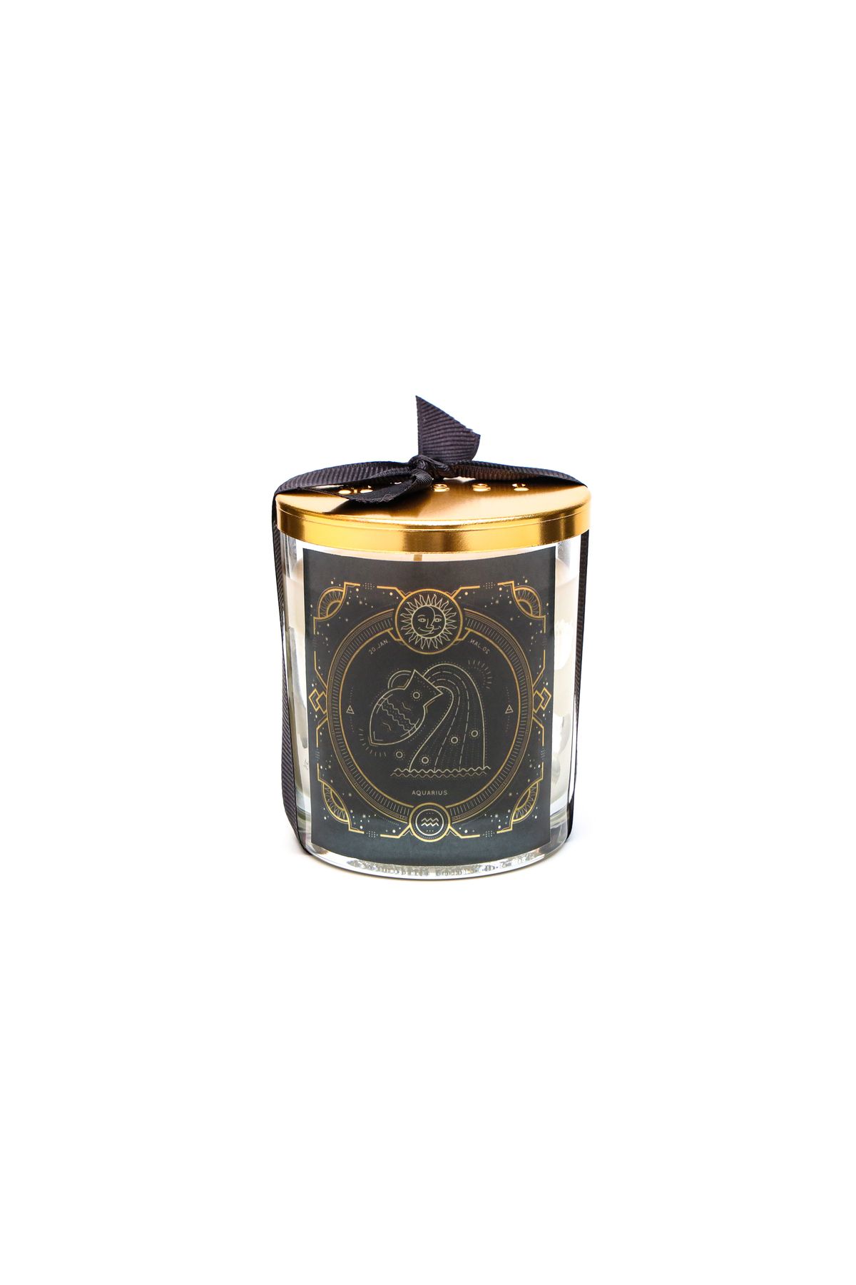 شمع و چراغ Aquarius با درب وگان معطر 140 گرم  Missi
