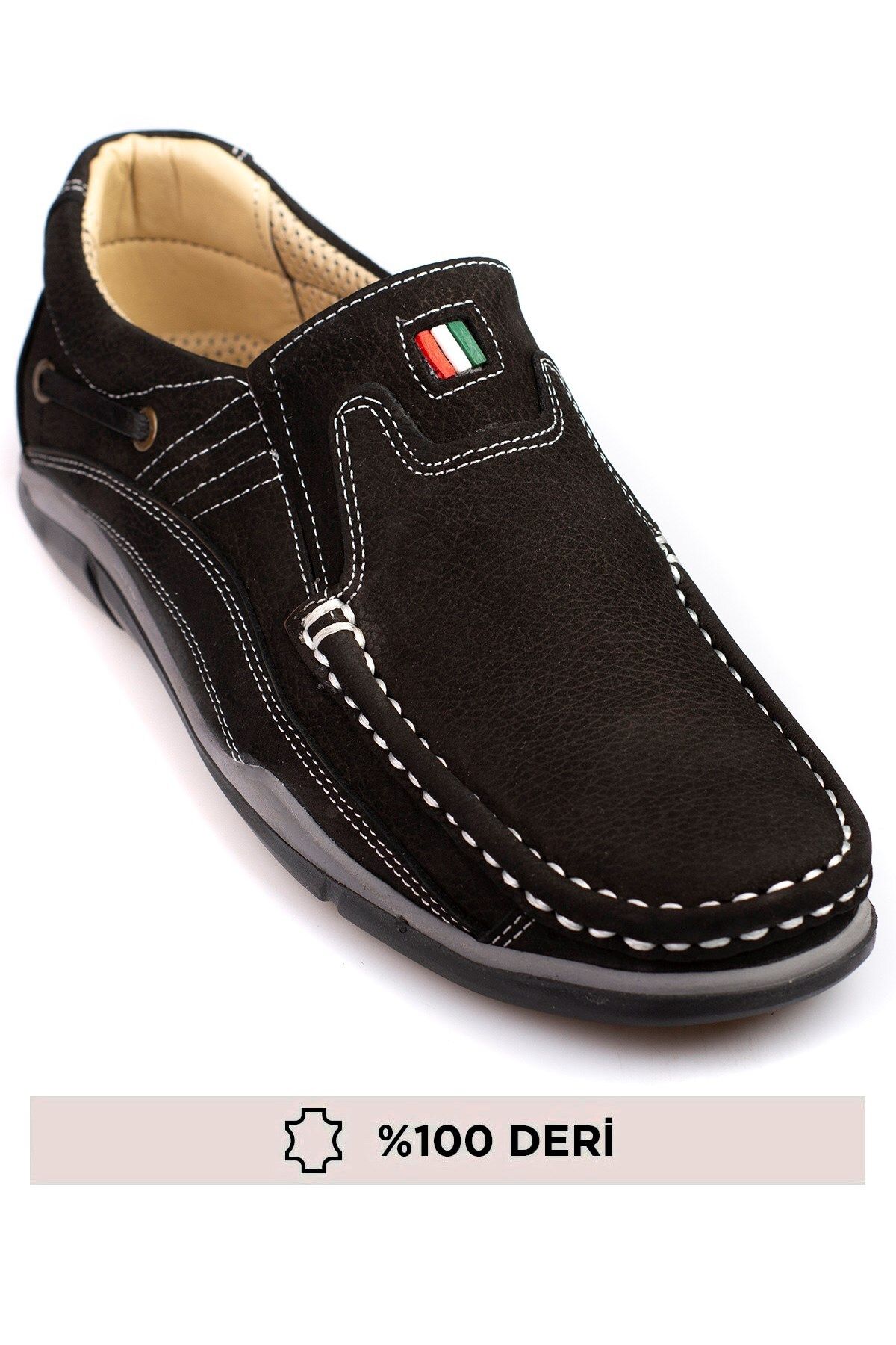 maximoda-Pantofi pentru bărbați, 100% piele nubuc 2
