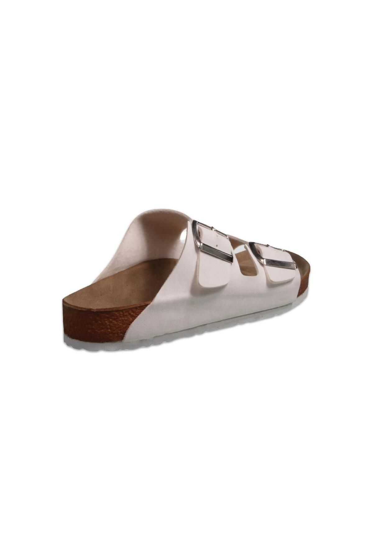 M.P.-MP Double Band Women's WHITE Daily Slippers 3