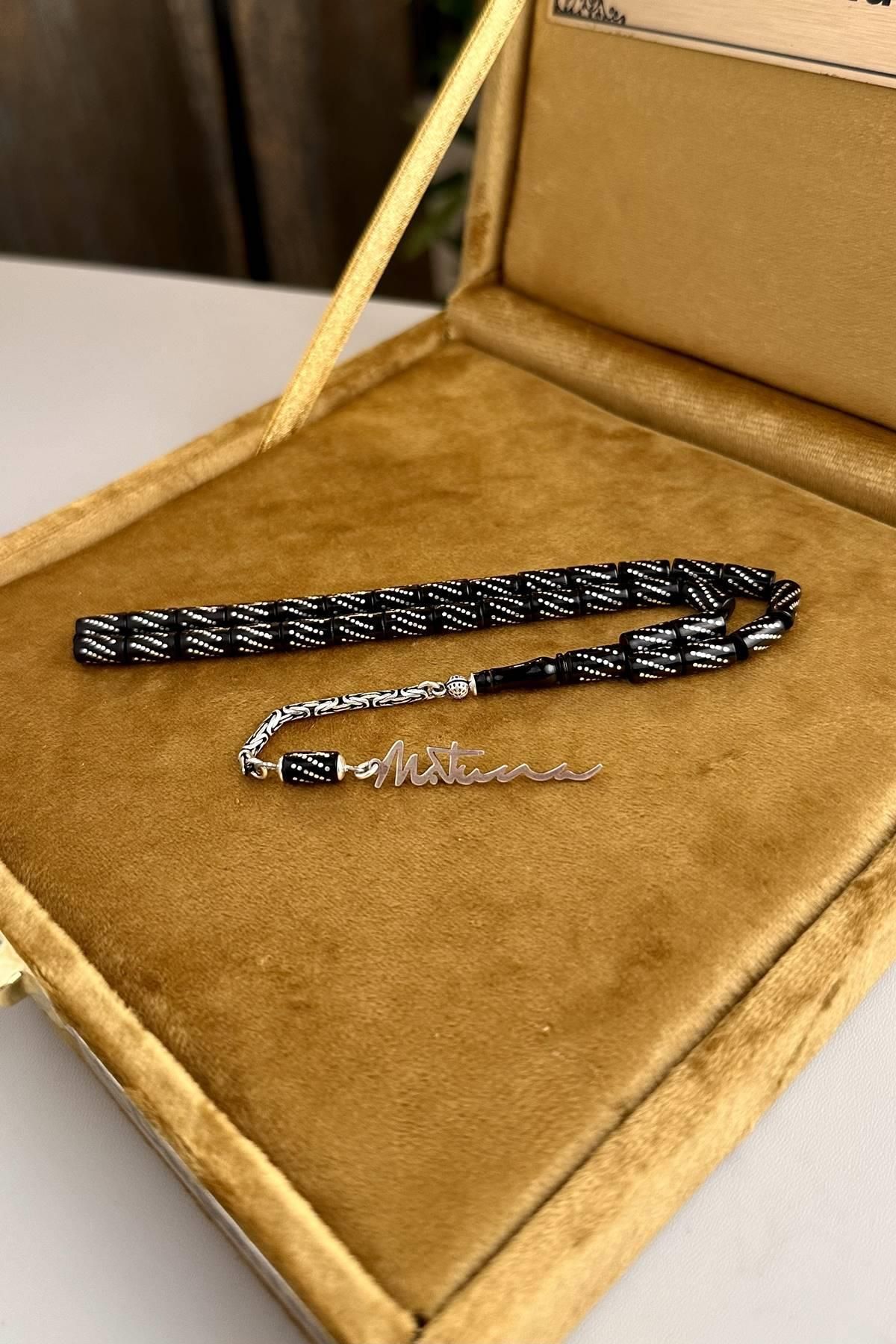 dergah tesbih-Silver Processing with Special Signature Design for Your Name 3