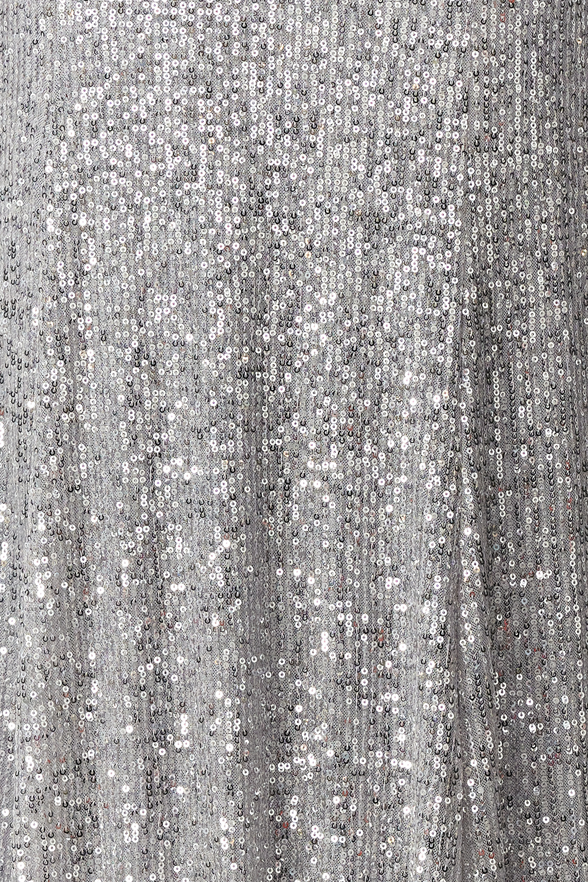 Trendyol Collection-Rochie de seară lungă și elegantă, tricotată, gri, cu paiete, rochie de absolvire de noapte TPRSS24AE00036 5