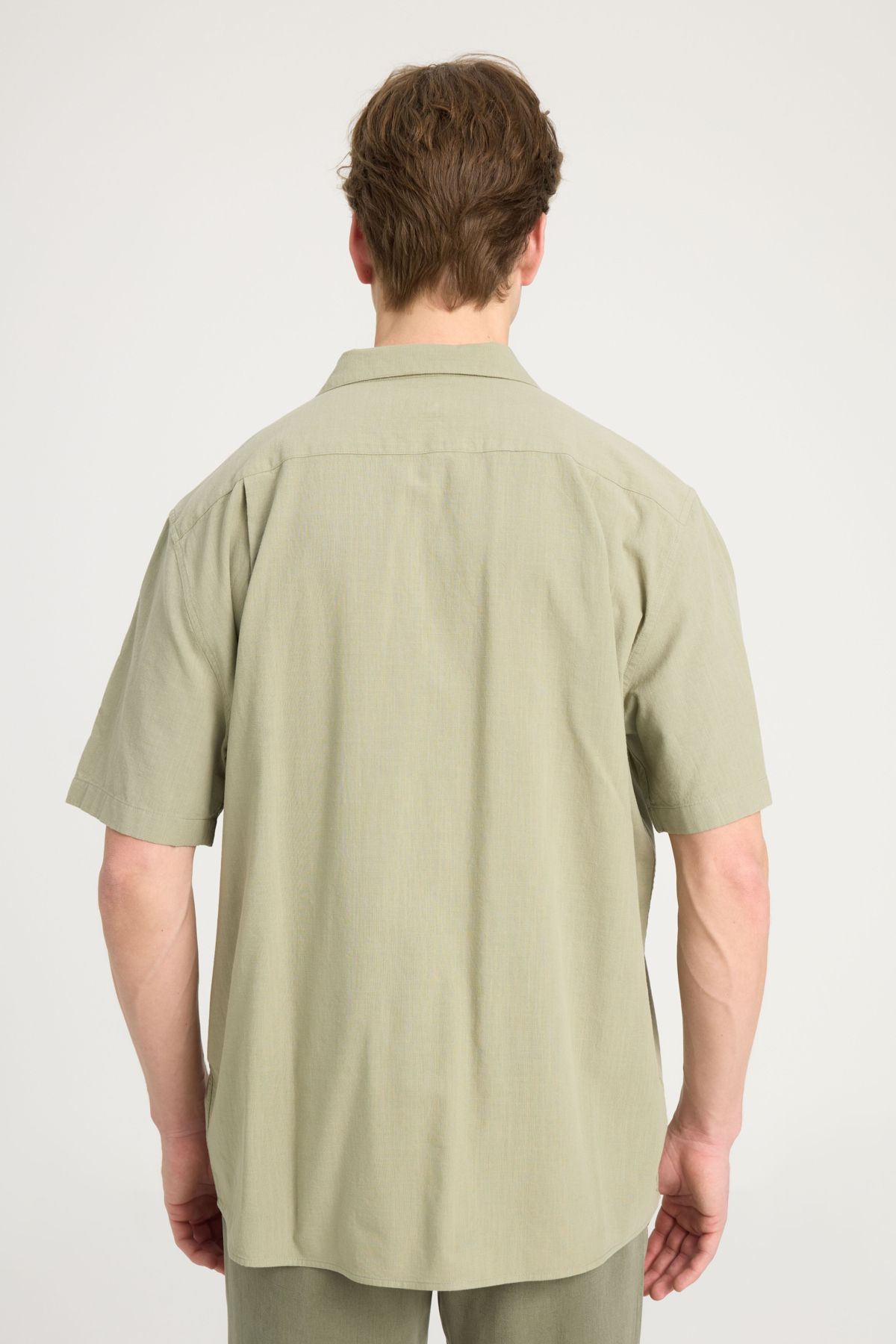Wrangler پیراهن سبز پنبه ای 100 ٪ با آرامش گسترده و