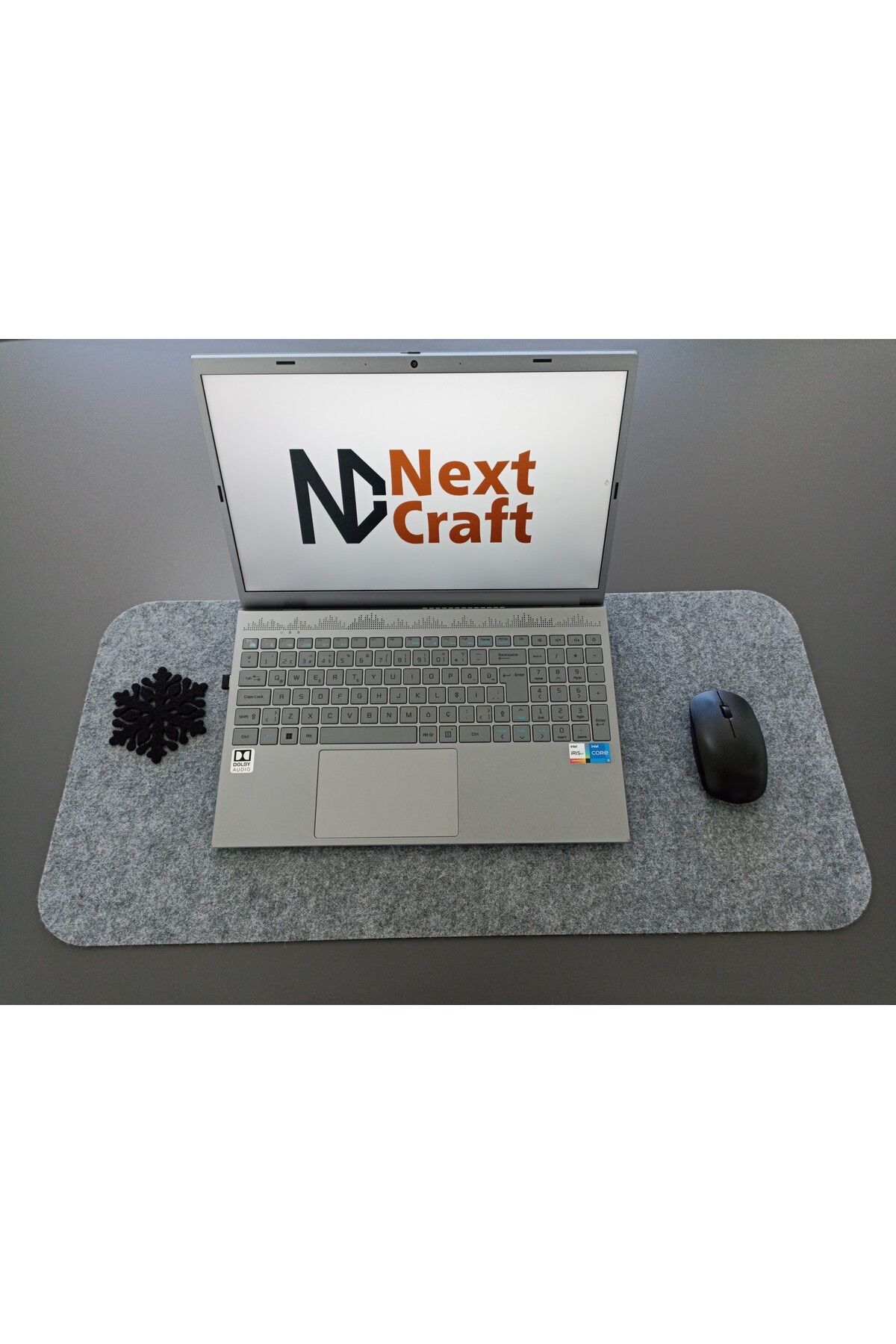 Next Craft-Study Desk Organizer Felt Computer Mouse Pad Table Top Organizer Mat 70x32 cm 4