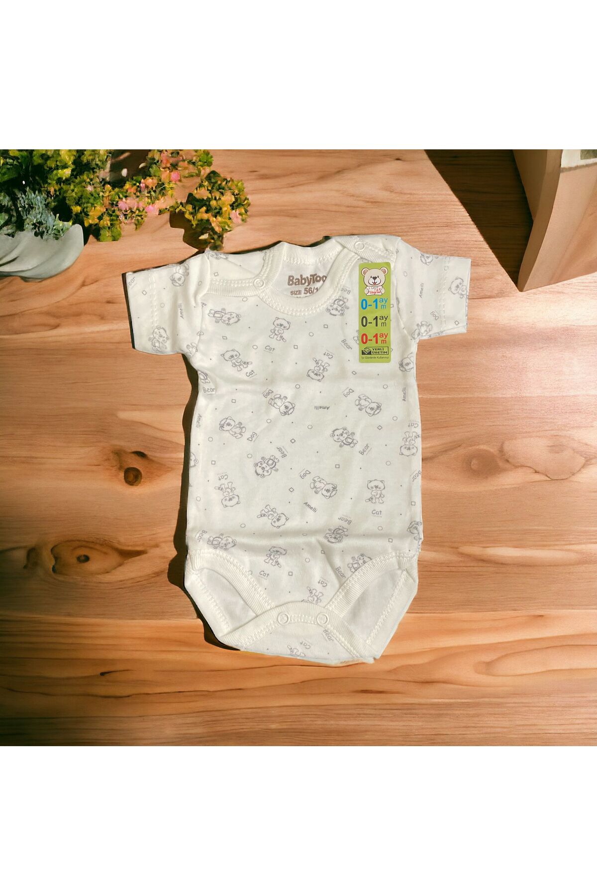 بادی نوزادی دخترانه رنگارنگ Babytoo | LSR23 اورجینال - تصویر 3