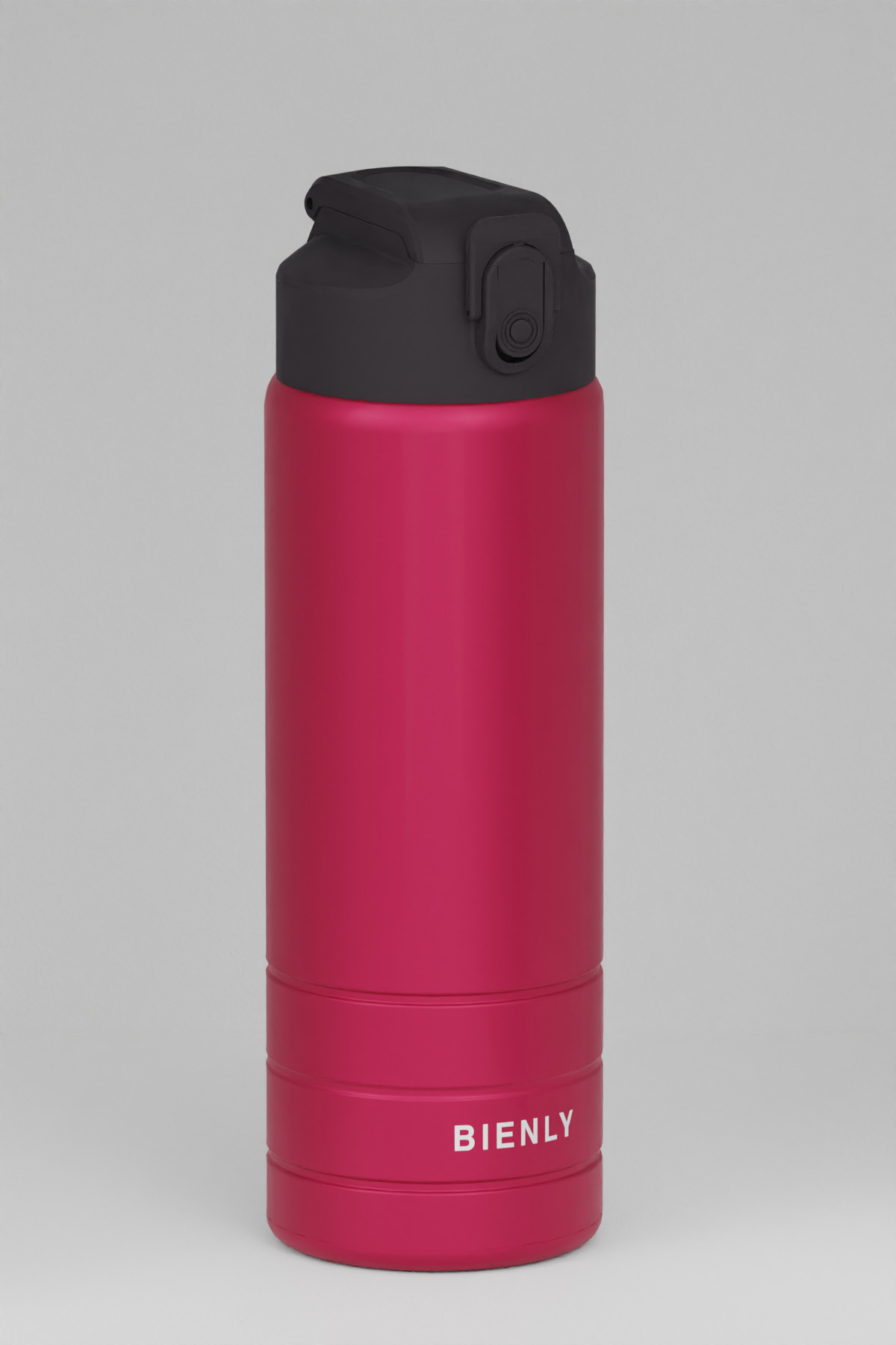 Bienly-Trimotion Flask and Drinker 750 ML.304 STAINLESS STEEL, LEAK PROOF, AUTO SILICONE MOUTHBOARD COVER 1