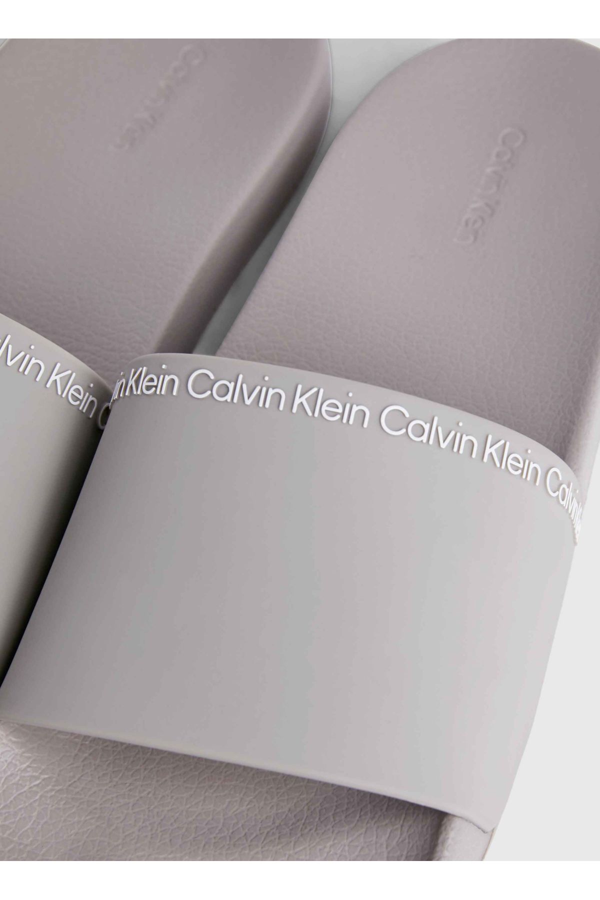 دمپایی خاکستری مردانه استخر ساحل لاستیک Calvin Klein
