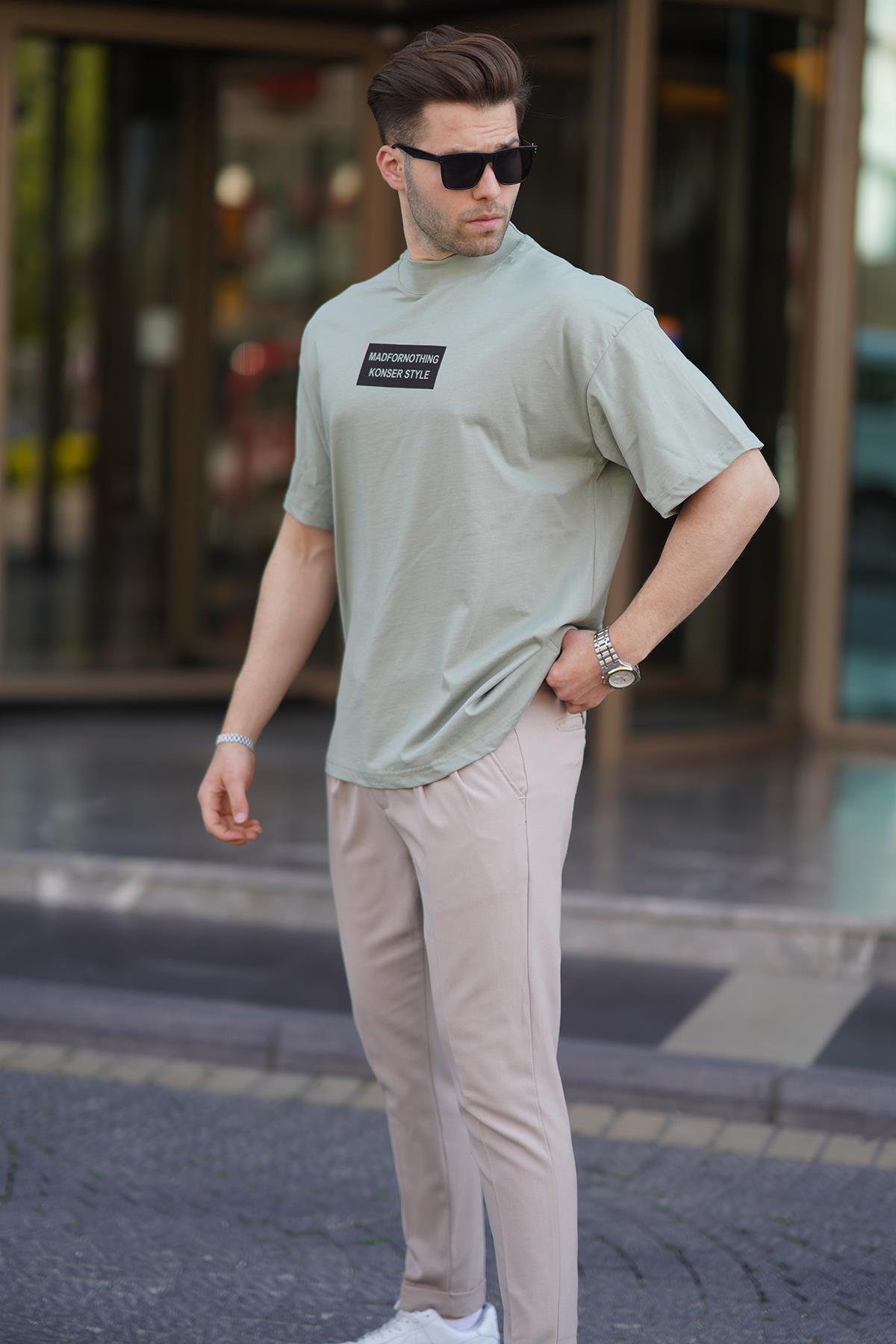 تیشرت مردانه یقه کاذب اور سایز مشکی