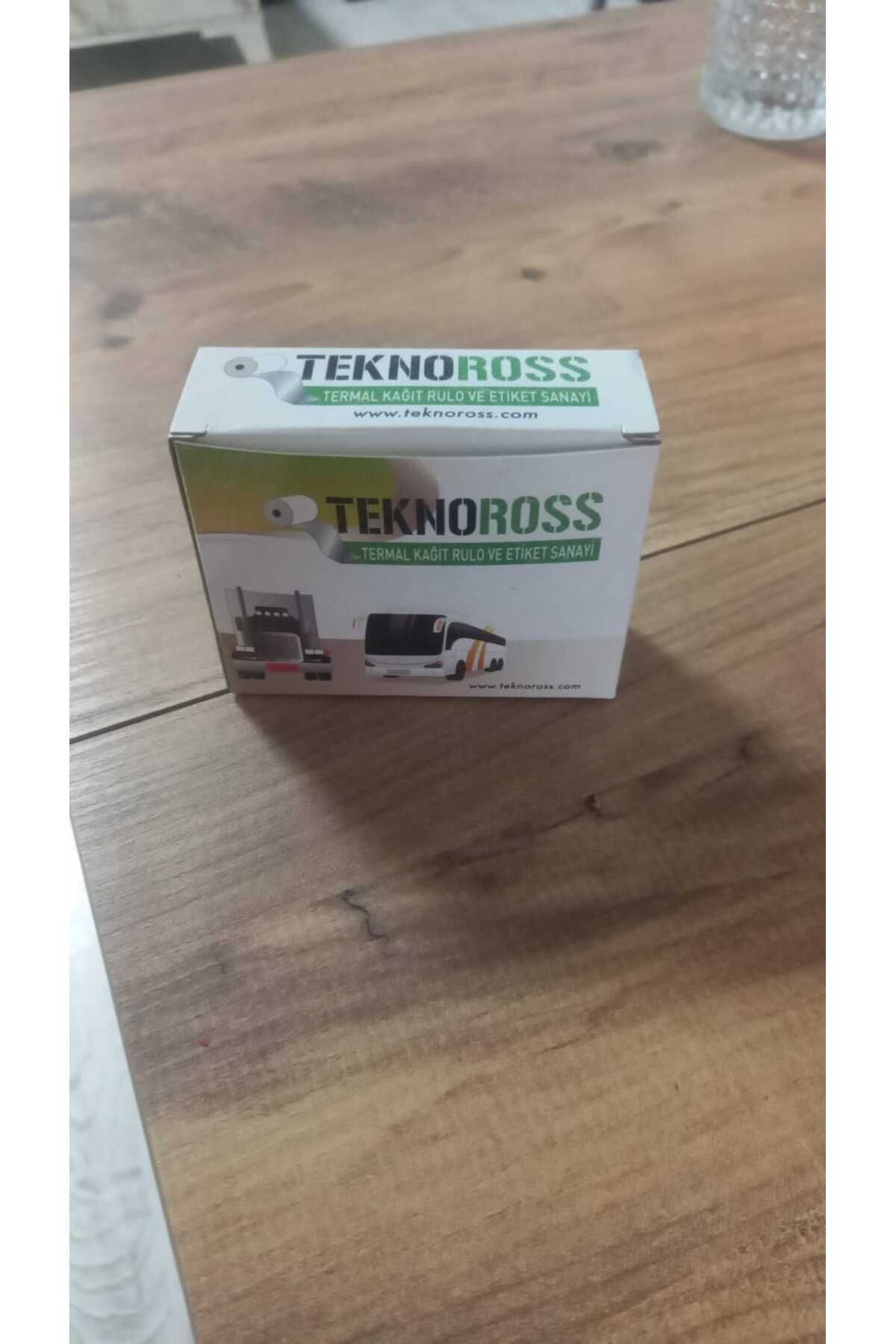 teknoross-56x8 Tachograph Thermal Paper Roll - 1 Box 3 Pieces Teknoross 8