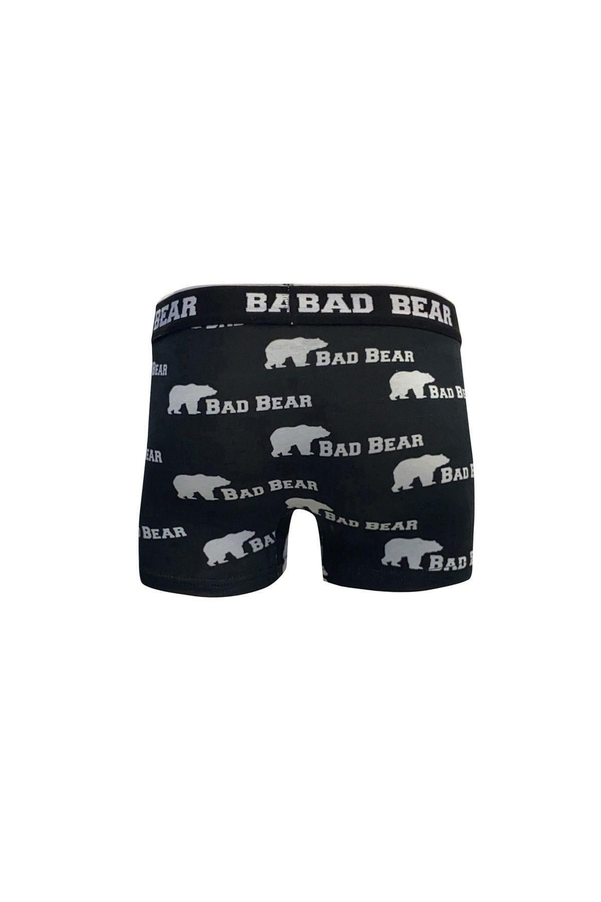 شورت باکسر آبی مردانه بوکسور 18.01.03.004 اورجینال Bad Bear