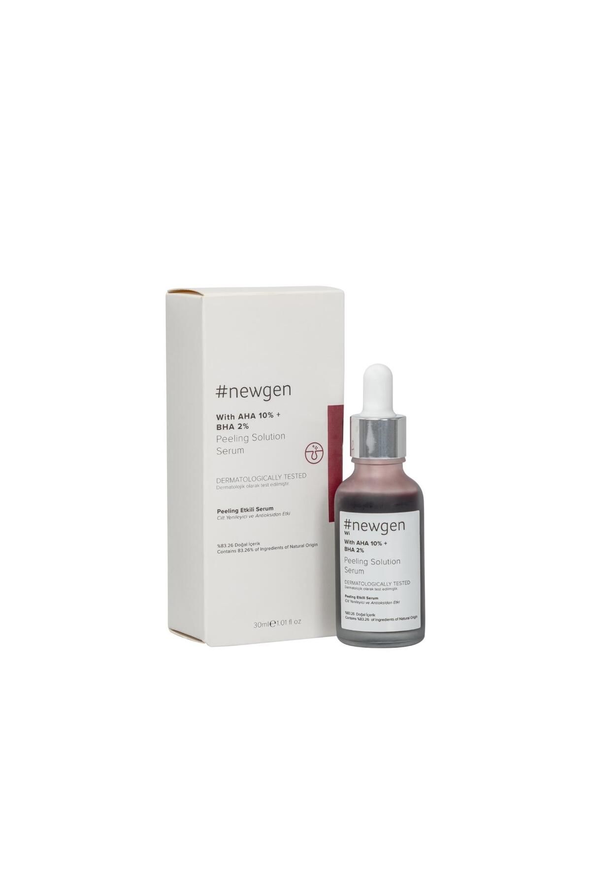NewGen-With Aha 10% + Bha 2% Peeling Effect Serum 30ml 3