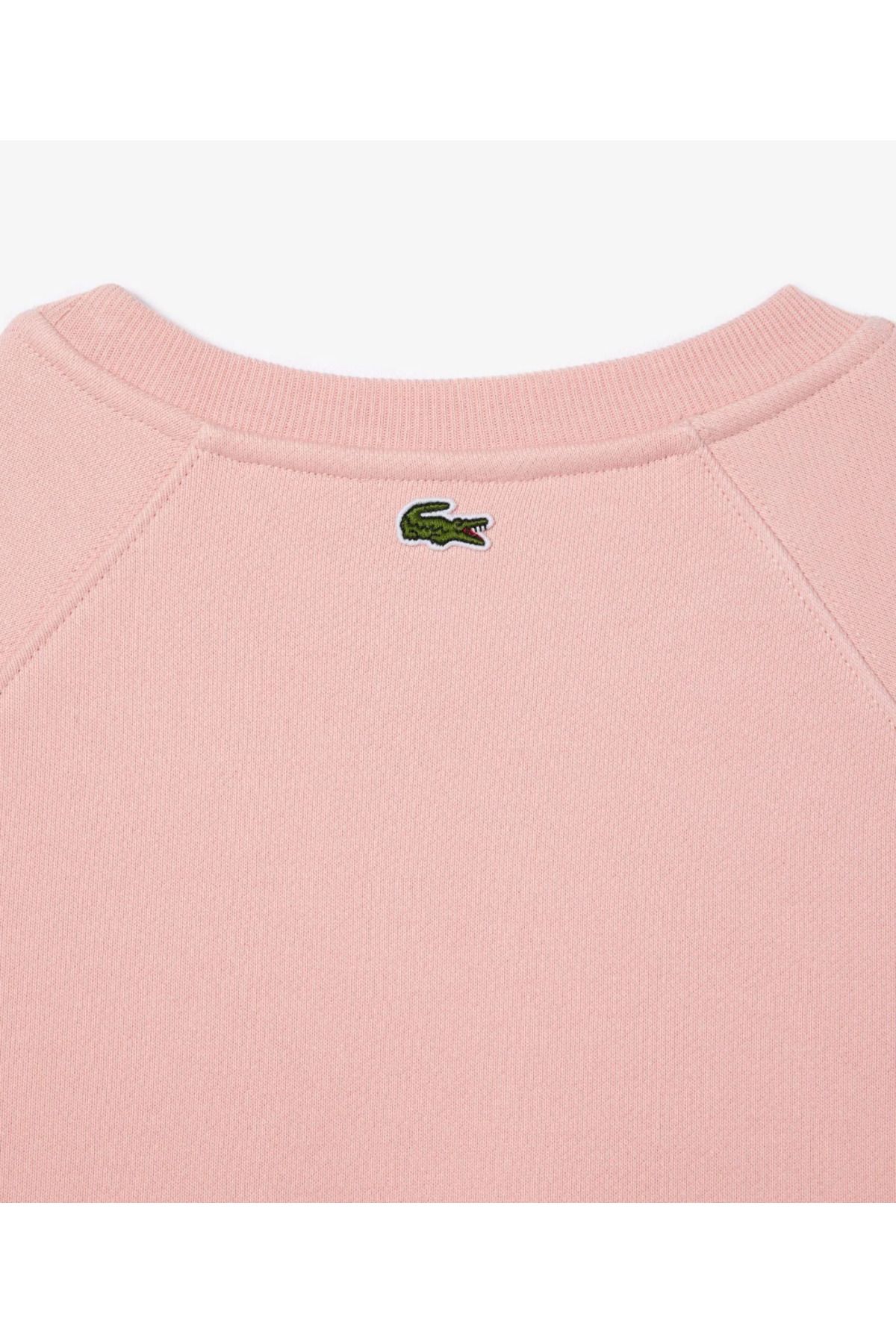 Lacoste Women s Relaxed Fit Embroidered Signature Jogger Sweatshirt Fiyat Yorumlar Trendyol
