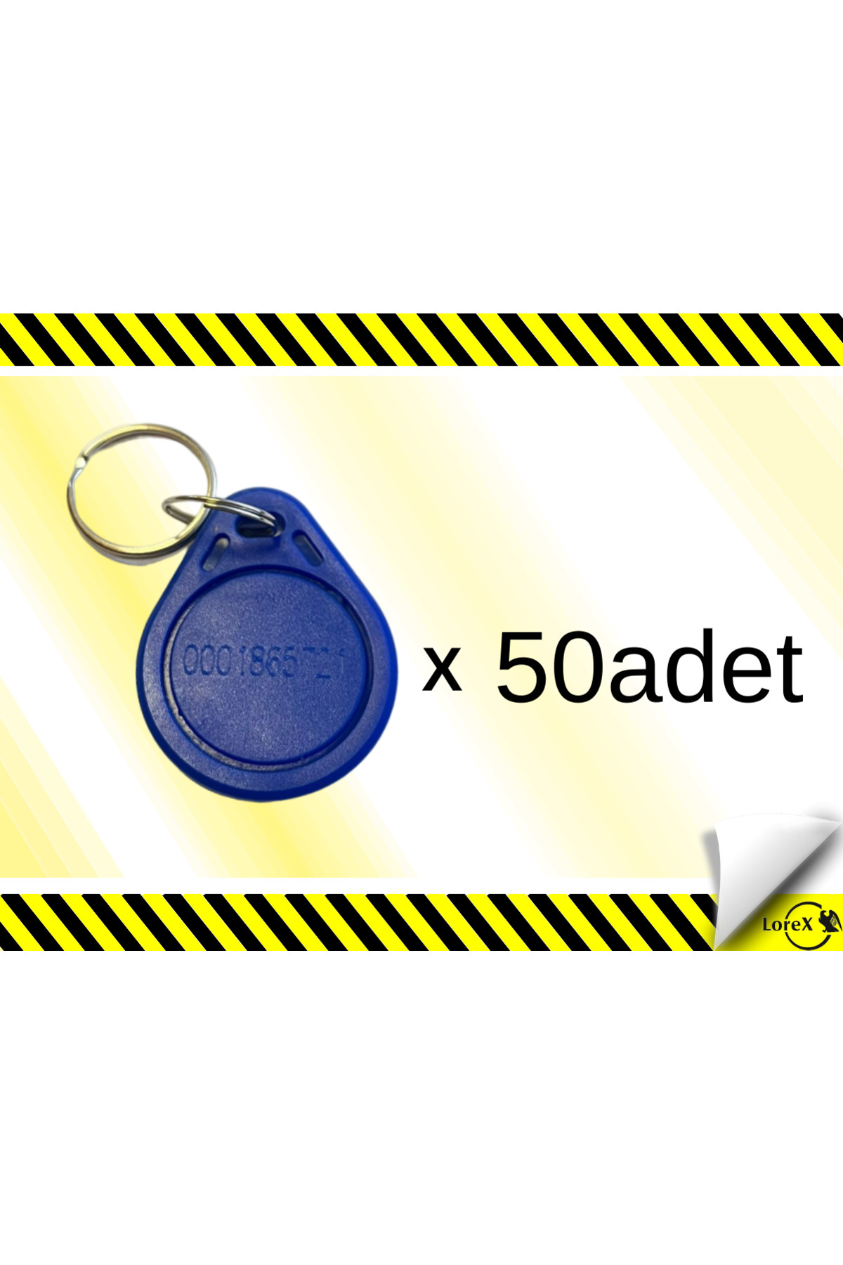 LOREX 125 Khz  Rfid Proximity Keyfob Anahtarlık  ( 50 adet )