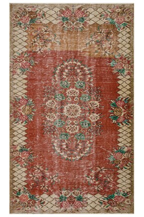 Sempati halı Eskitme Vintage Halı 162x273 cm 10417