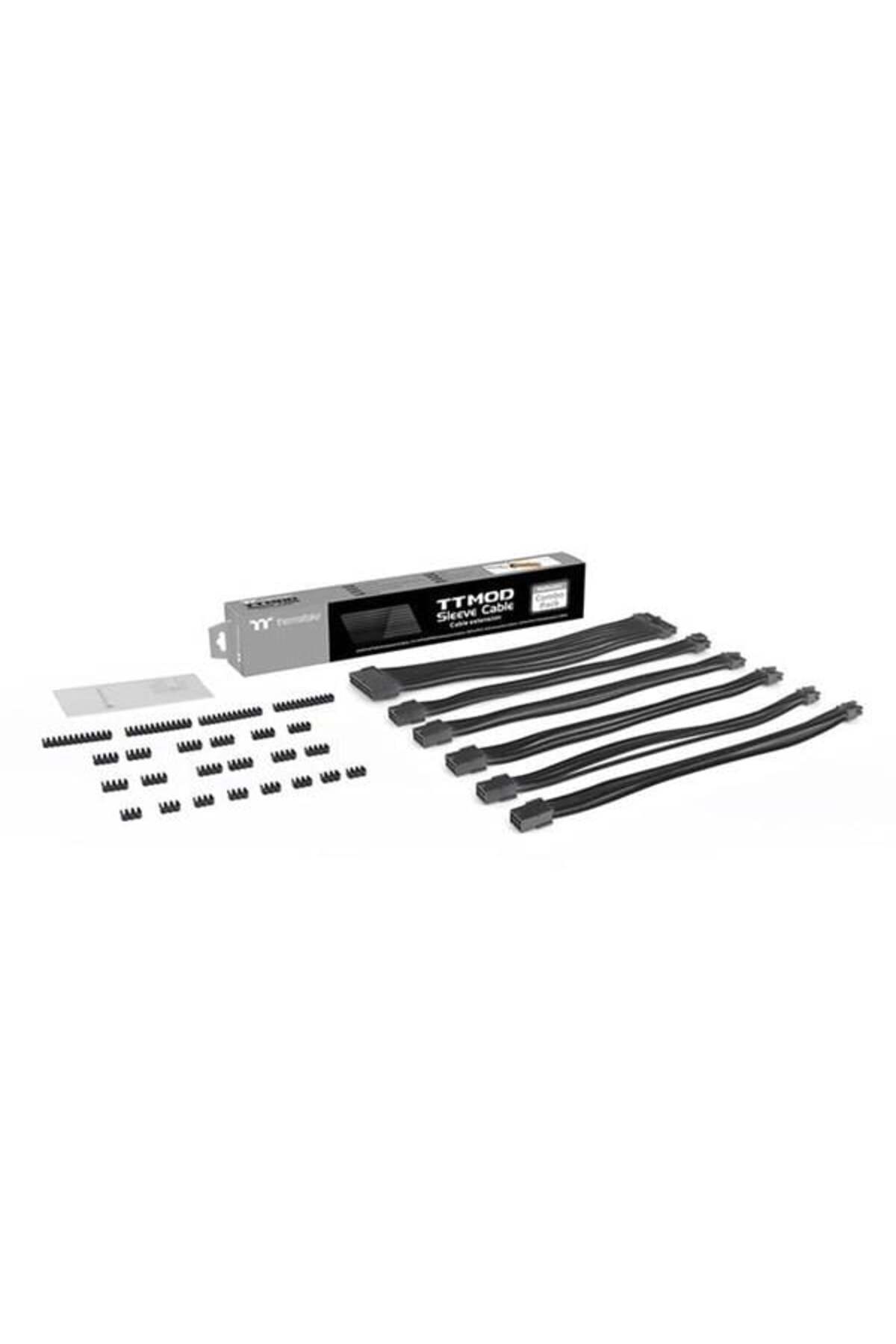 Ac-052-cn1nan-a3 Ttmod Black Power Supply Sleeved Kablo Seti (16 AWG)