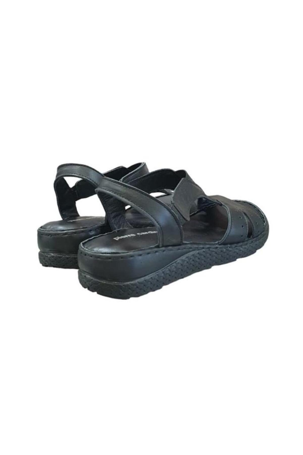 کفش Pierre Cardin پیر کاردین صندل آناتومیک چرم طبیعی اورجینال - تصویر 3