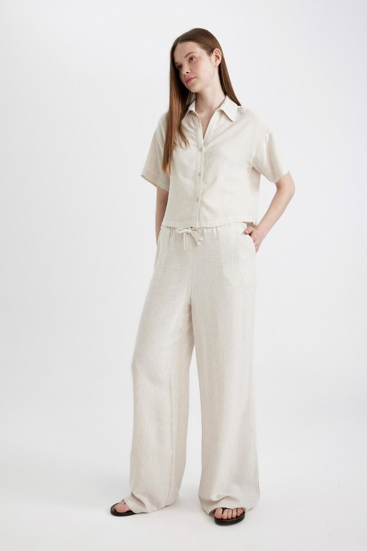 شلوار زنانه دفاکتو | C6021AX24SM Defacto - Image 2