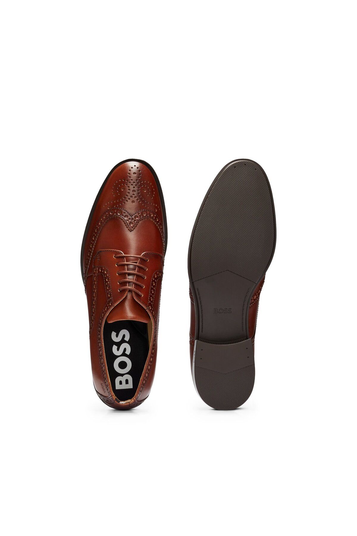 کفش های کلاسیک مردانه دربی چرمی مفصل BROGUE BOSS