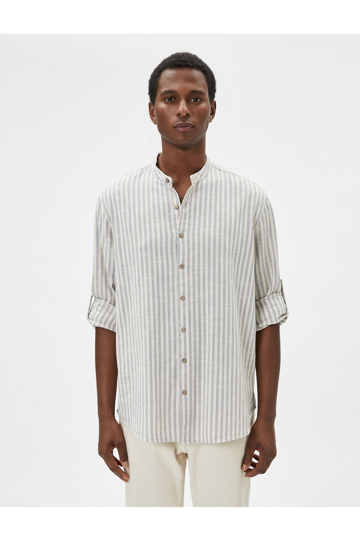 پیراهن مردانه کوتون | 4SAM60012HW Koton - Image 3