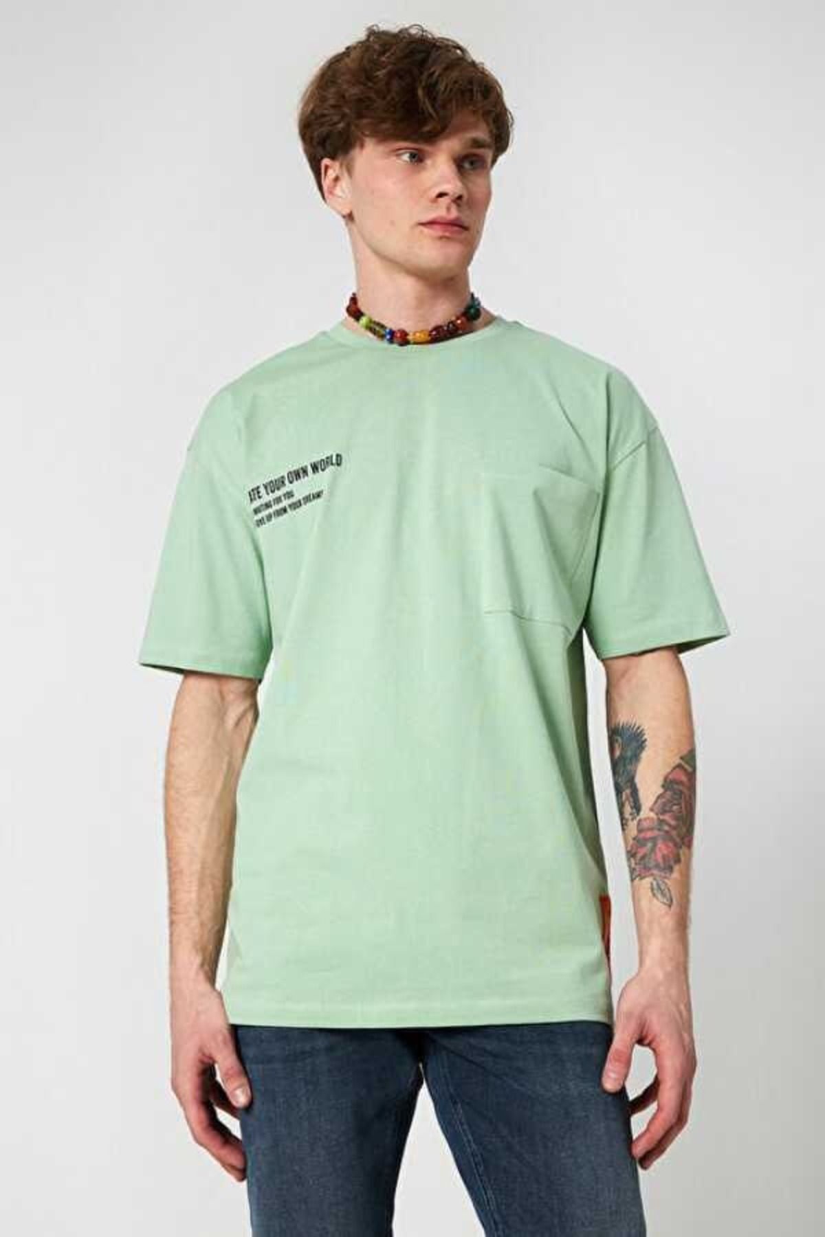 Loft تی شرت مردان LF2031654 سبز روشن