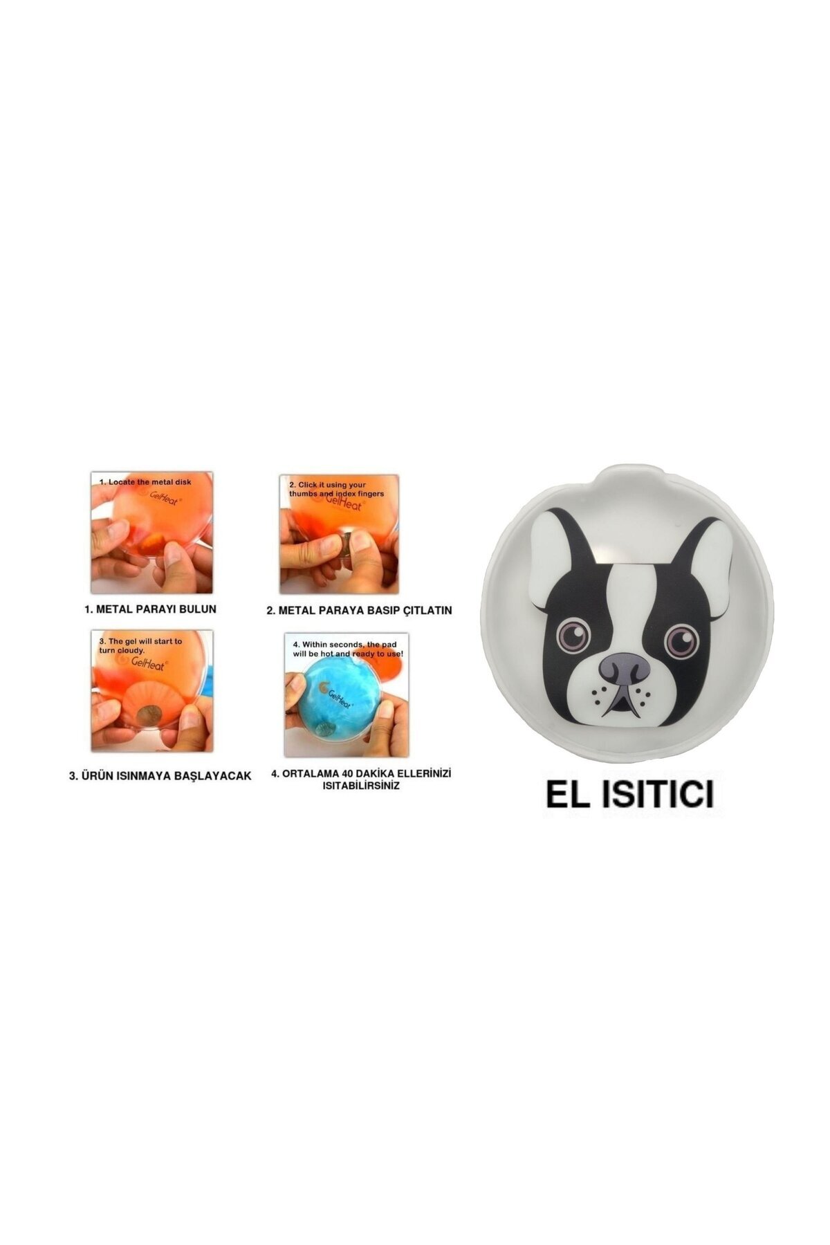 Sia-Pvc 9cm Dog Pocket Stove - Hand Warmer & Whistle Water Bag 1