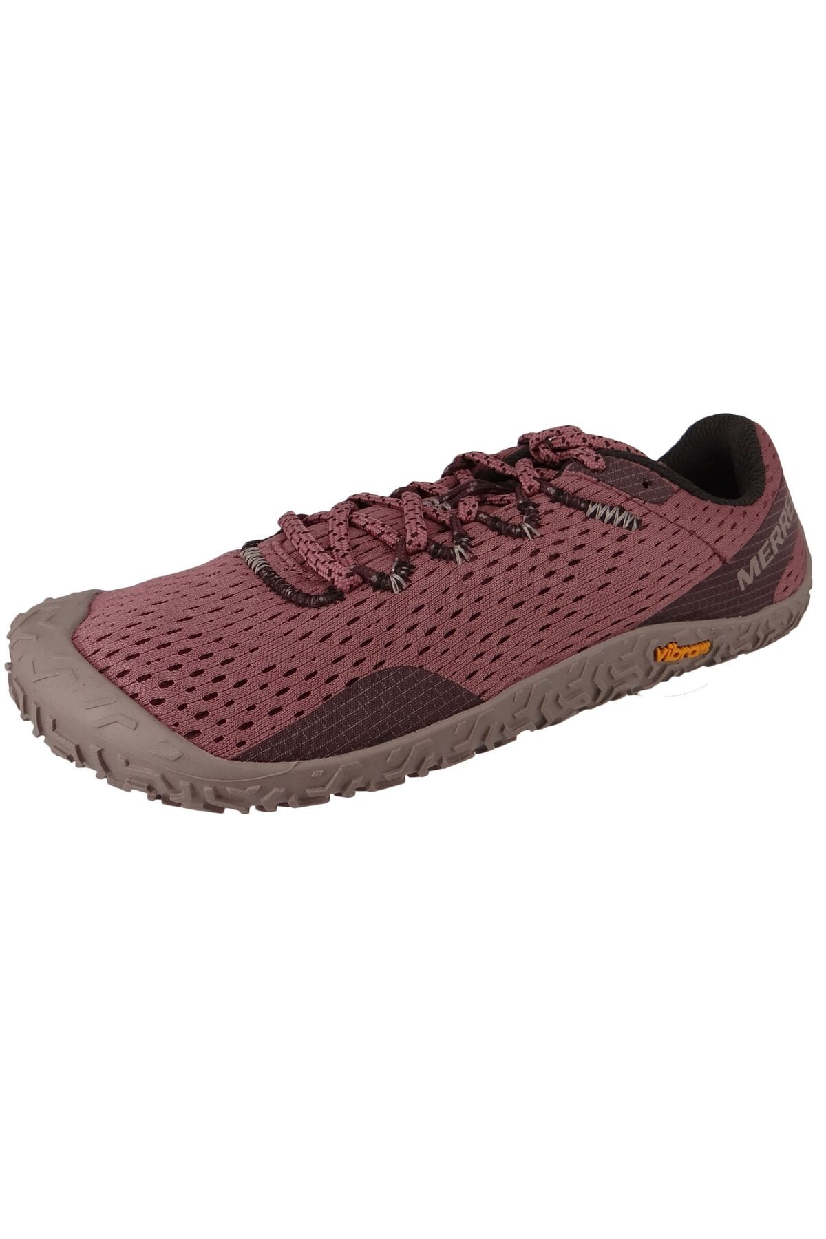 Merrell-Damen Sportliche Halbschuhe Wanderschuhe Vapor Glove 6 Barefoot J067720 Rosa Burlwood Textil/Synthe 1