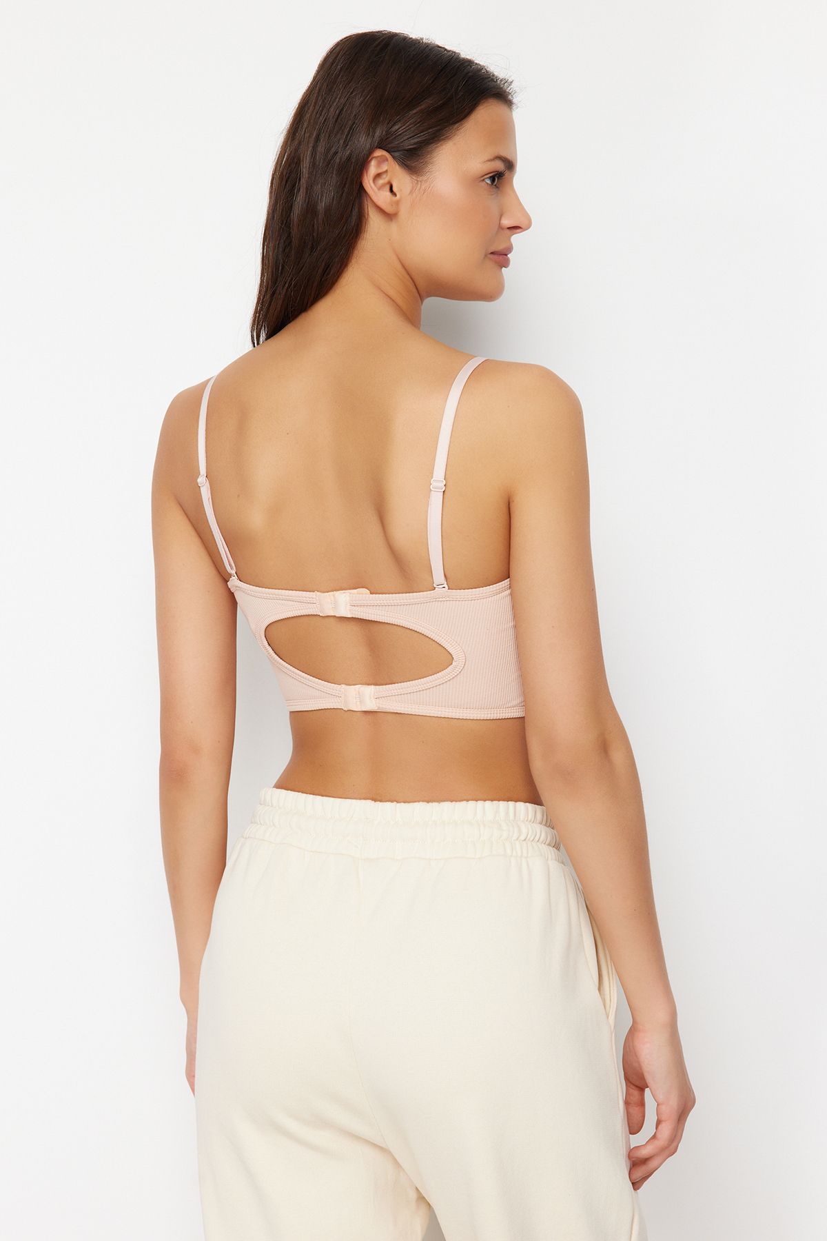 Trendyol Collection-Seamless String Straps Strapless Knitted Bra - Thmss24Su00048 7