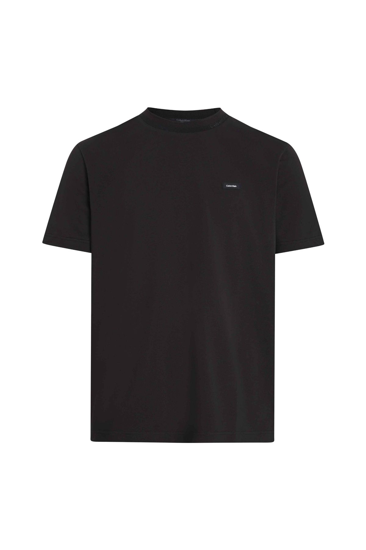 تی شرت مشکی مردانه یقه دوچرخه K10K112528BEH Calvin Klein