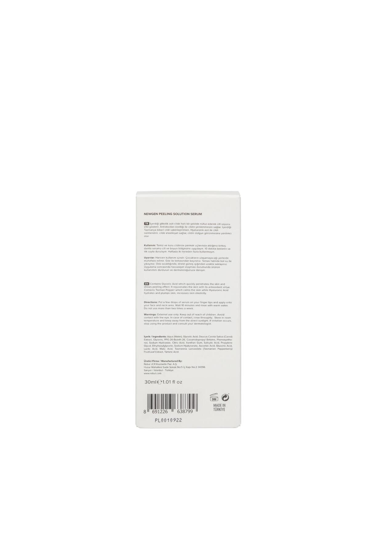 NewGen-With Aha 10% + Bha 2% Peeling Effect Serum 30ml 5