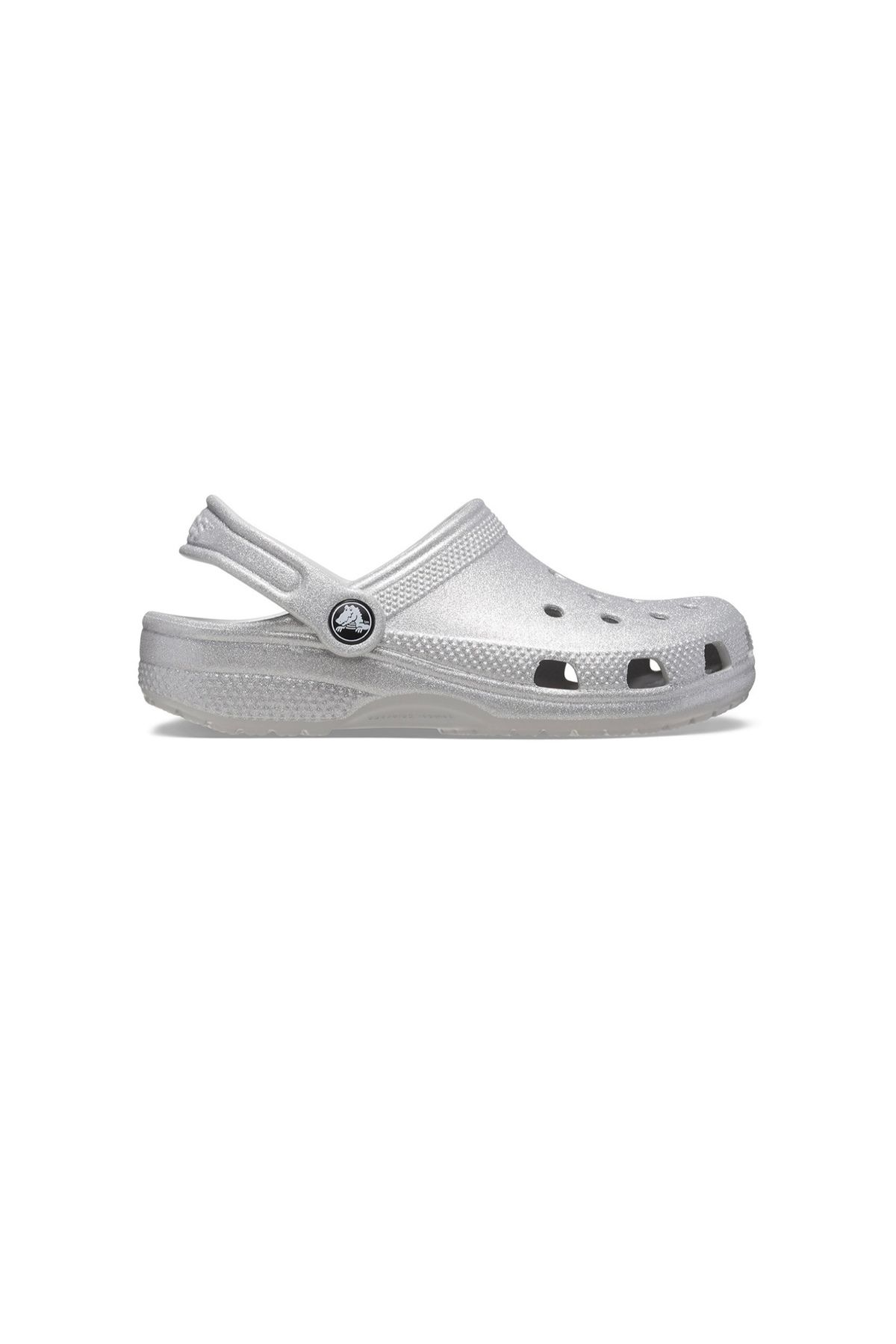Crocs silver glitter discount