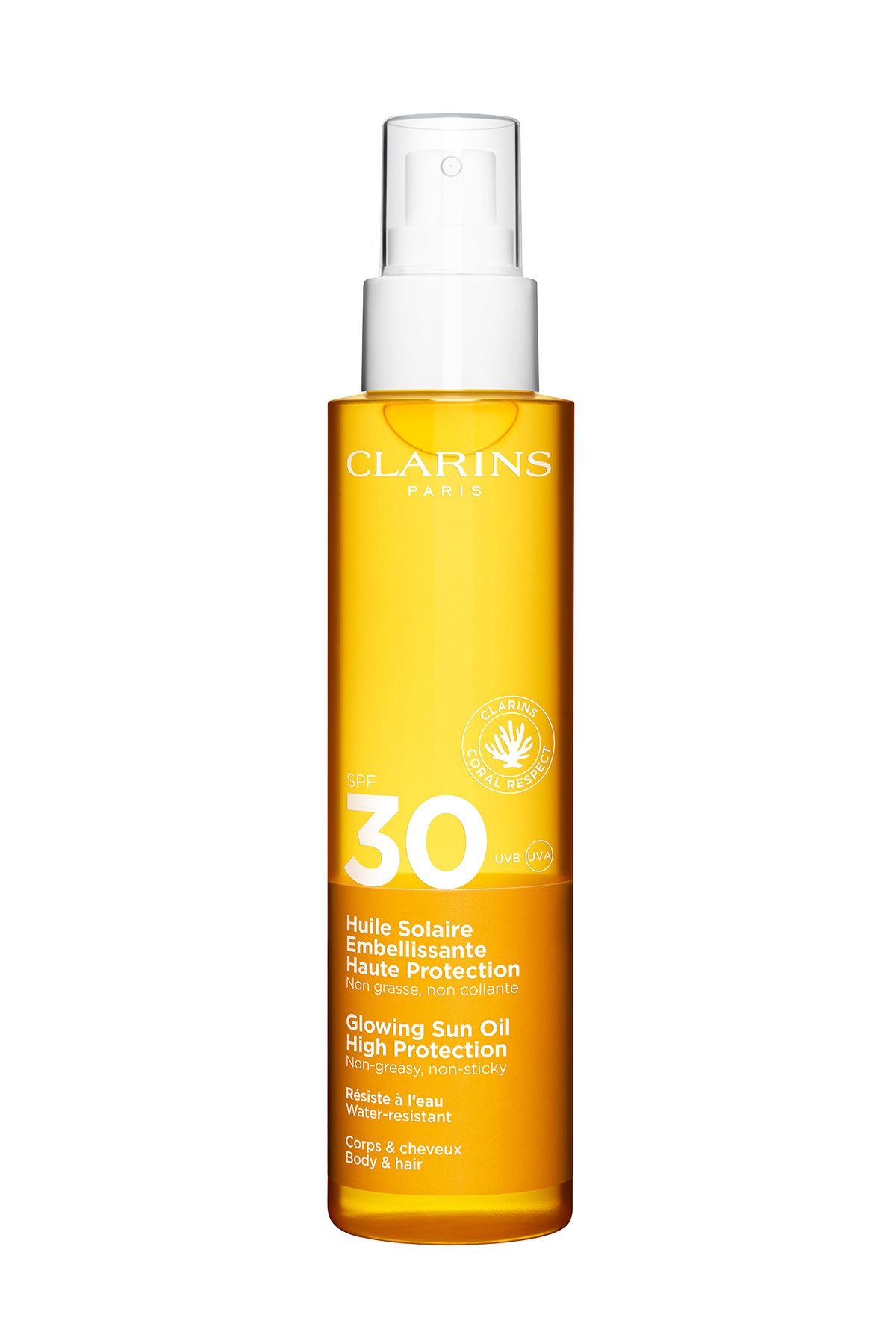 SUN BODY OIL SPF30 150ML - کرم ضد آفتاب بدن روغن SPF 30 Clarins