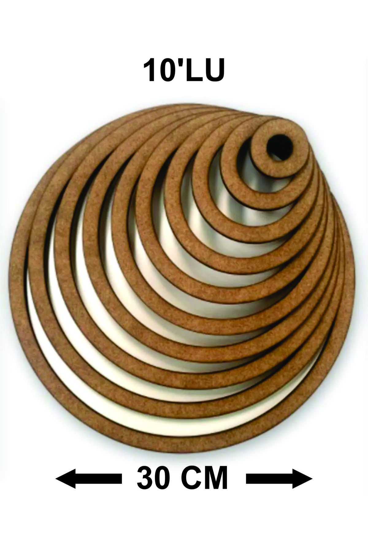 Raw Mdf Laser Cutting Screwless Pulley with 10 3 MM Thickness