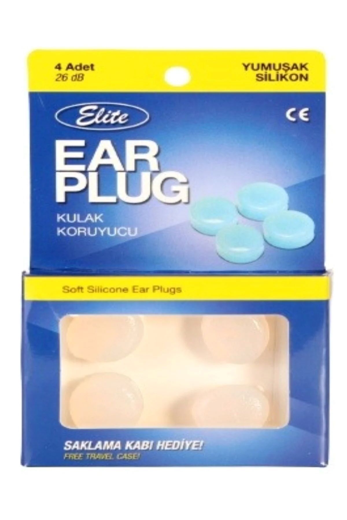 Ear Plug Silikon Kulak Tıkacı 4'lü